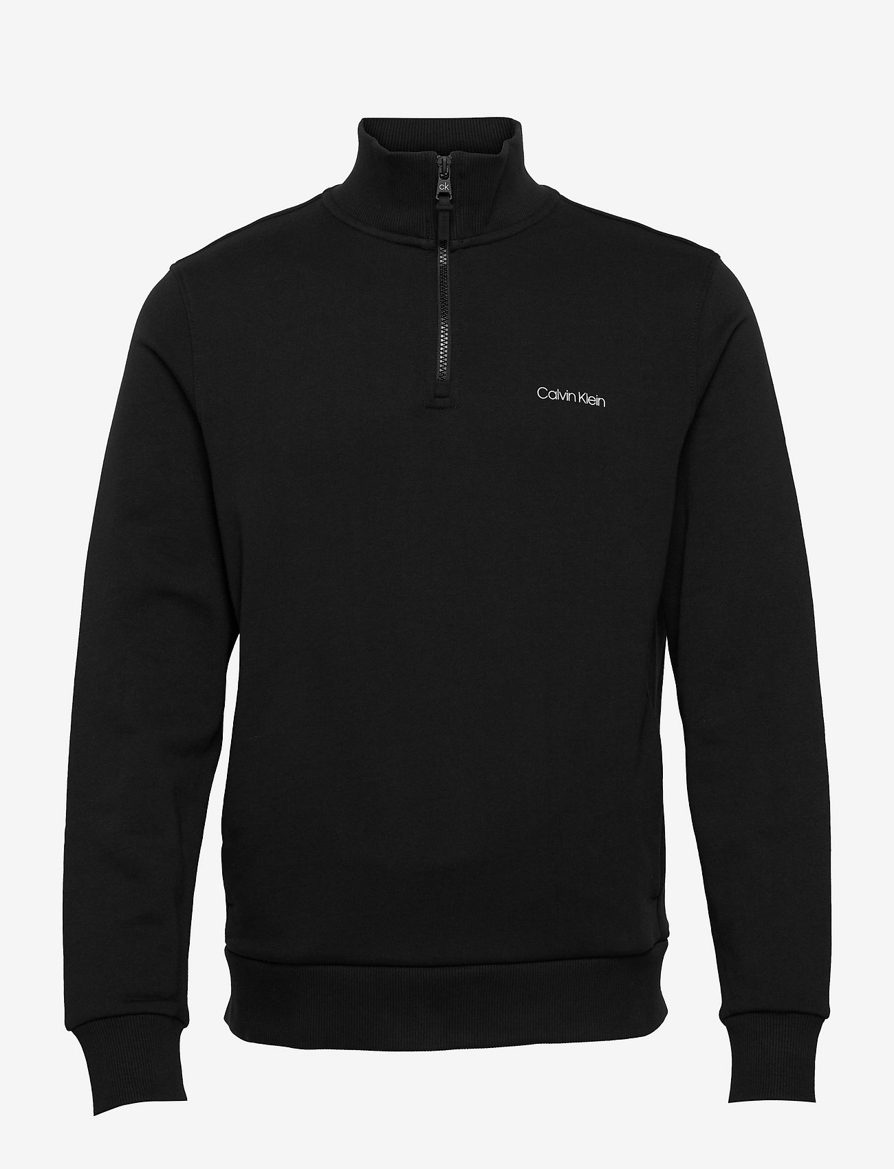 Calvin Klein - SMALL CHEST LOGO QUARTER ZIP - ck black - 0