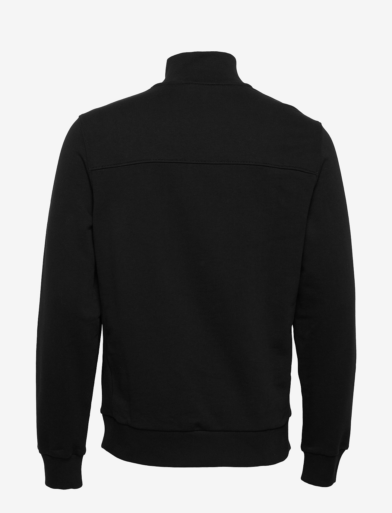 Calvin Klein - SMALL CHEST LOGO QUARTER ZIP - ck black - 1