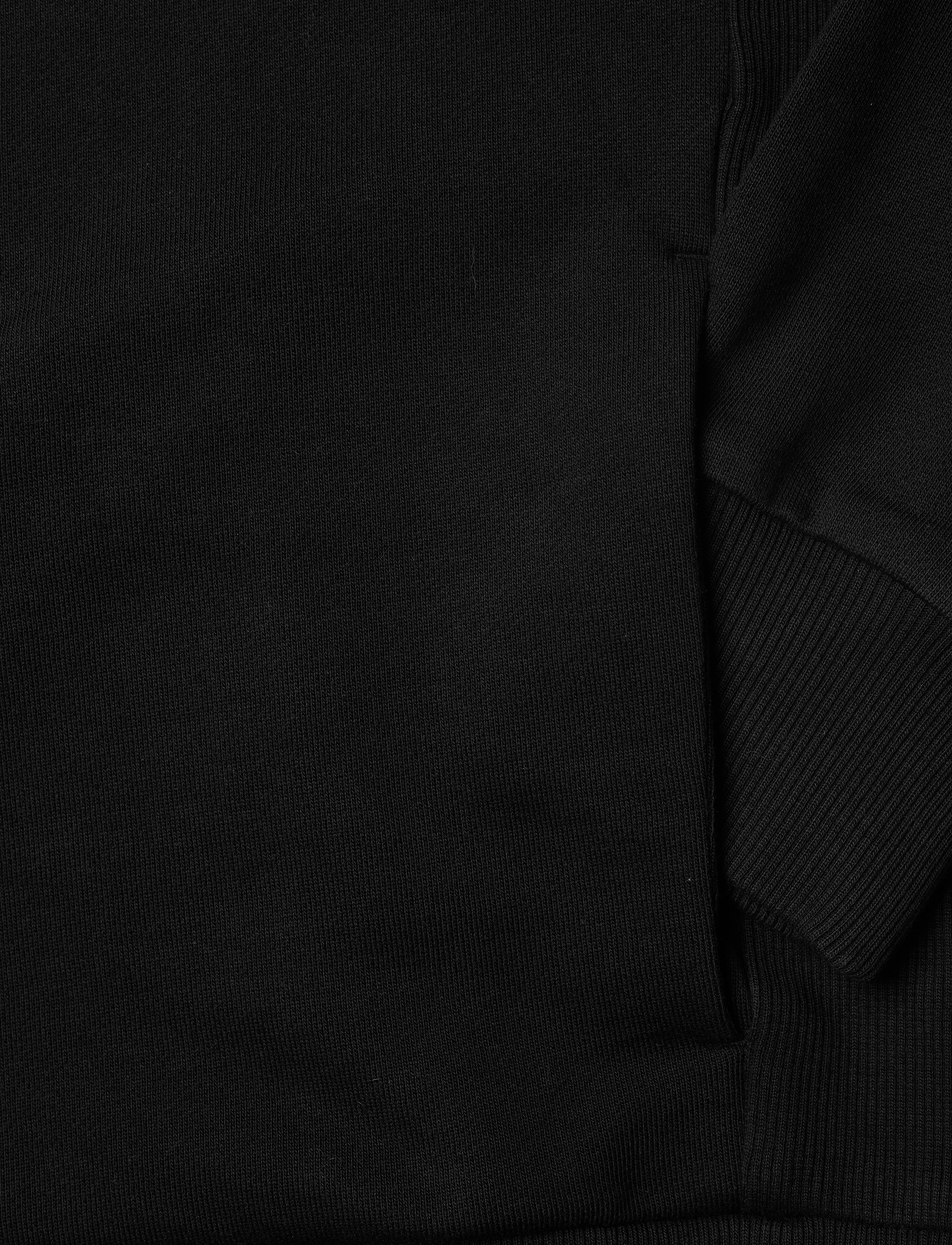 Calvin Klein - SMALL CHEST LOGO QUARTER ZIP - ck black - 3
