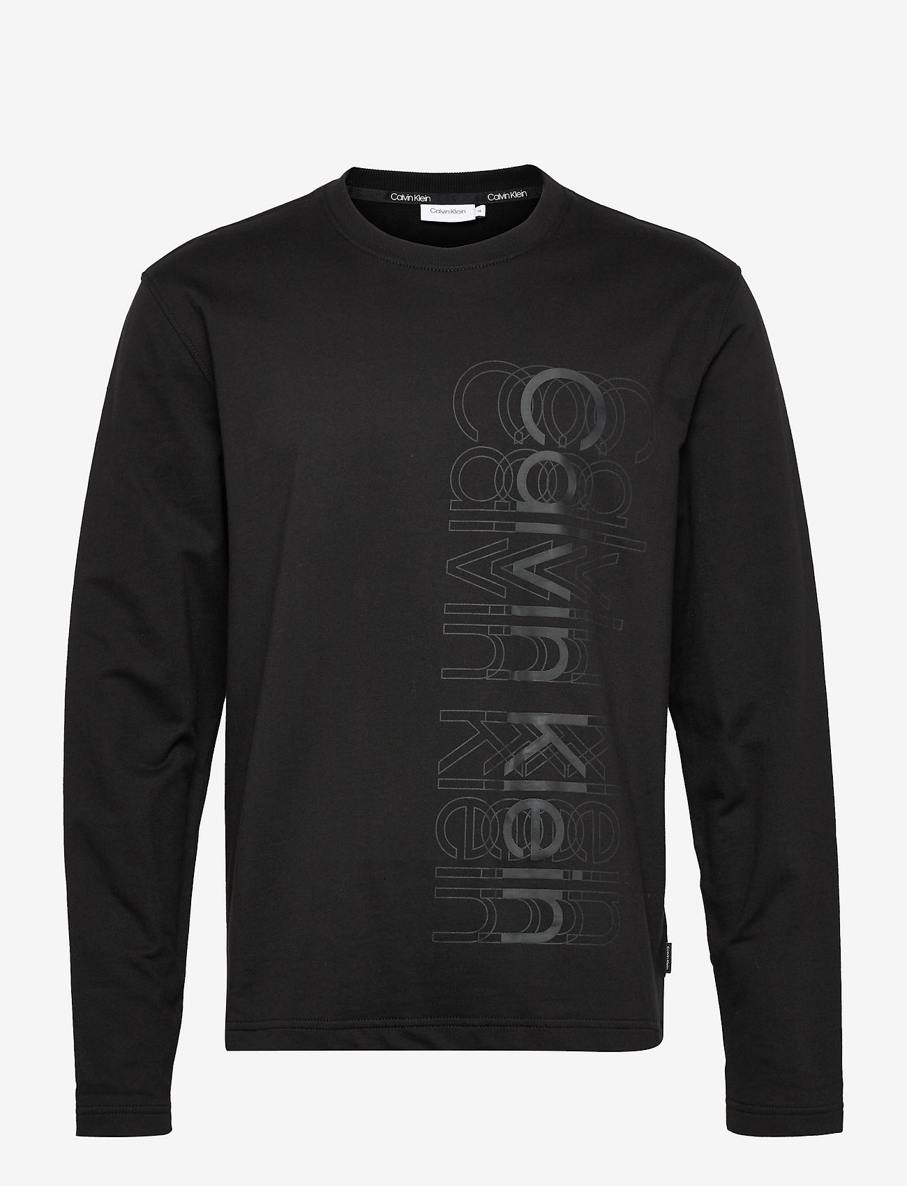 Calvin Klein - MULTI LOGO LS LIGHT SWEATSHIRT - ck black - 0