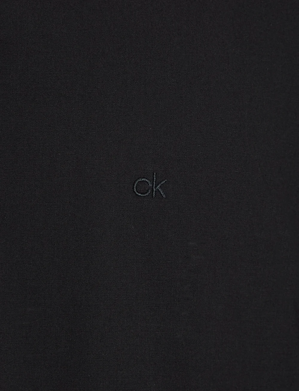 Calvin Klein - POPLIN STRETCH SLIM SHIRT - pidulikud särgid - black - 5