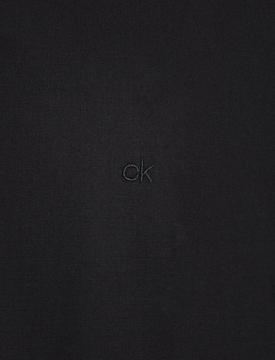 Calvin Klein - POPLIN STRETCH SLIM SHIRT - formelle hemden - black - 5