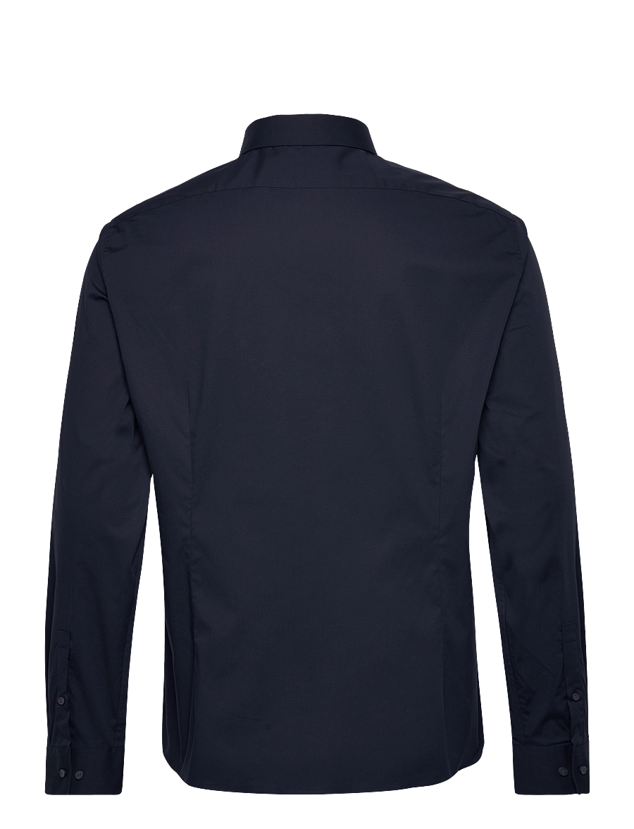 Calvin Klein - POPLIN STRETCH SLIM SHIRT - pidulikud särgid - night sky - 2