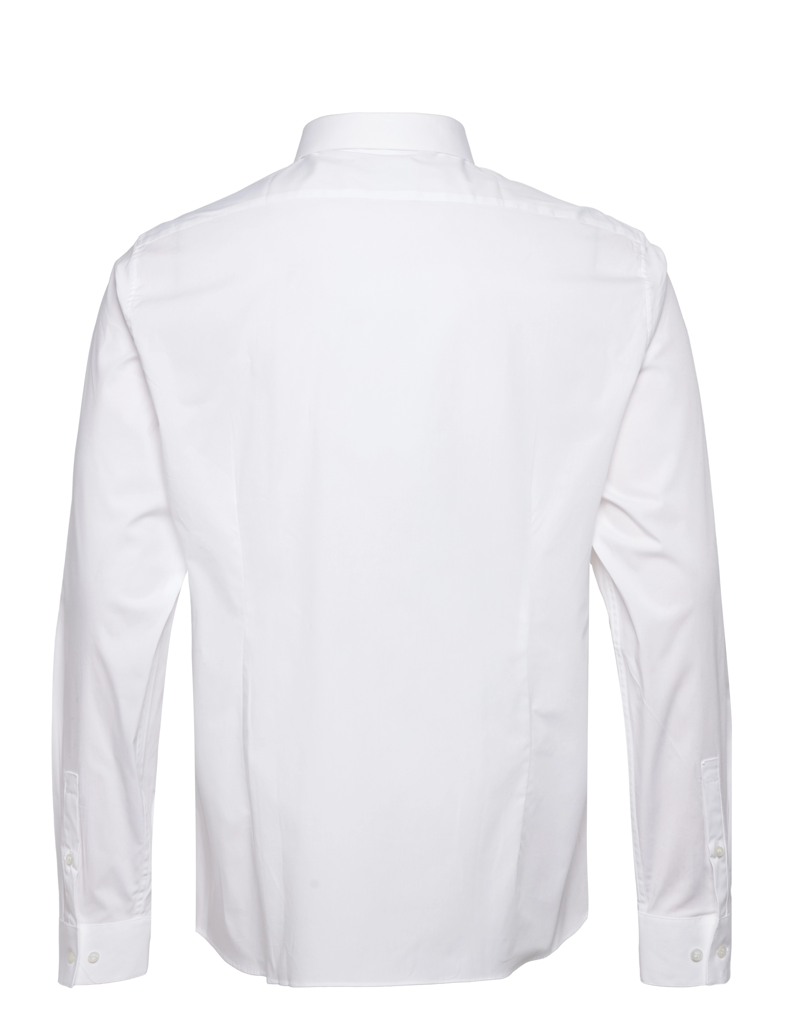 Calvin Klein - POPLIN STRETCH SLIM SHIRT - formelle skjorter - white - 2