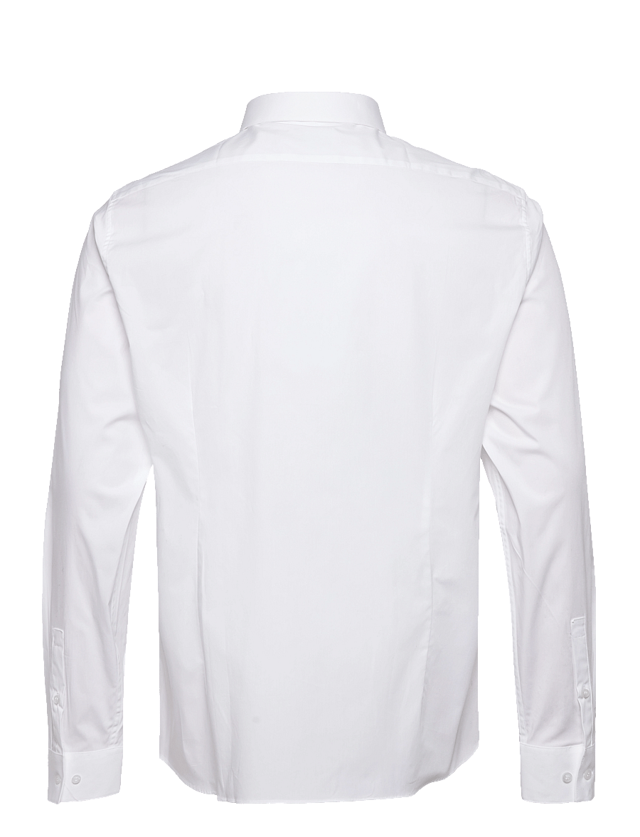 Calvin Klein - POPLIN STRETCH SLIM SHIRT - formelle hemden - white - 2