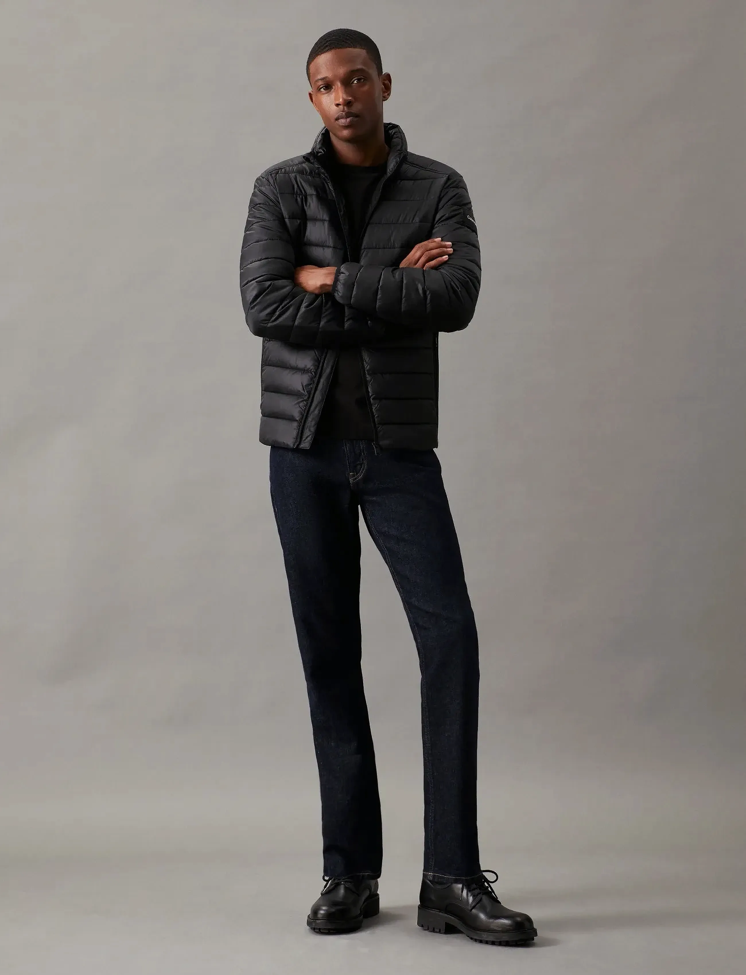 Calvin Klein - RECYCLED SIDE LOGO JACKET - dunjakker - ck black - 4