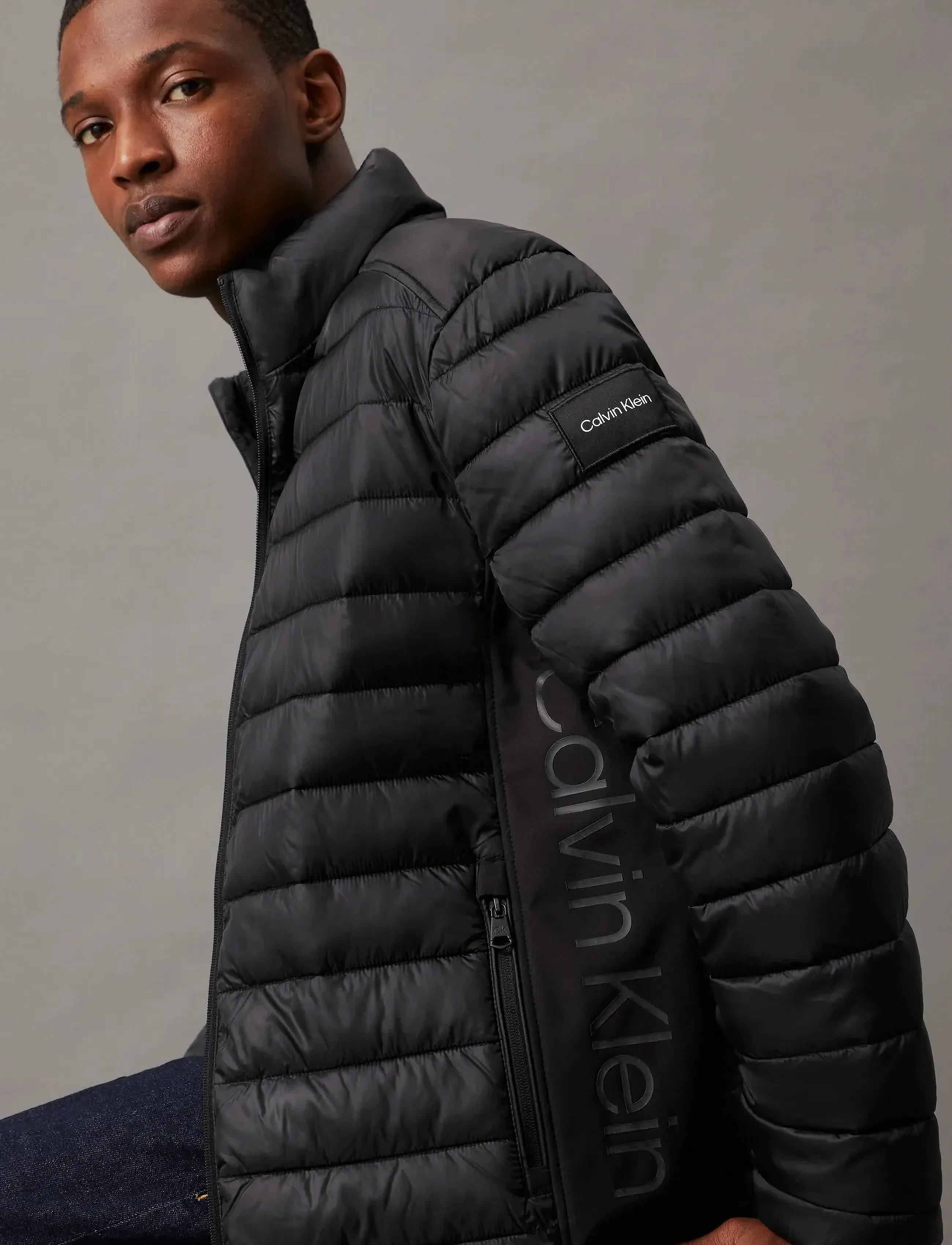 Calvin Klein Recycled Side Logo Jacket dunjackor herr – bild 4