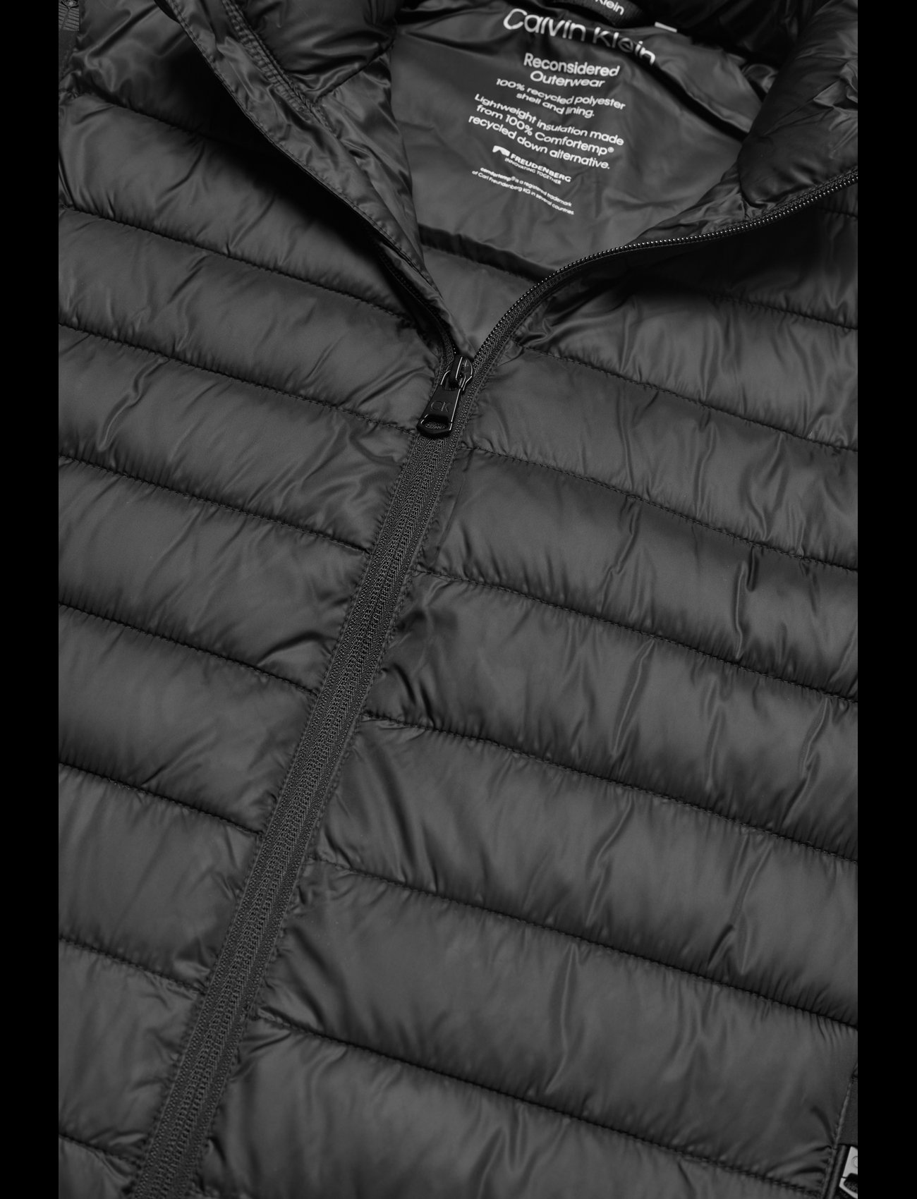 Calvin Klein - RECYCLED SIDE LOGO VEST - forårsjakker - ck black - 6