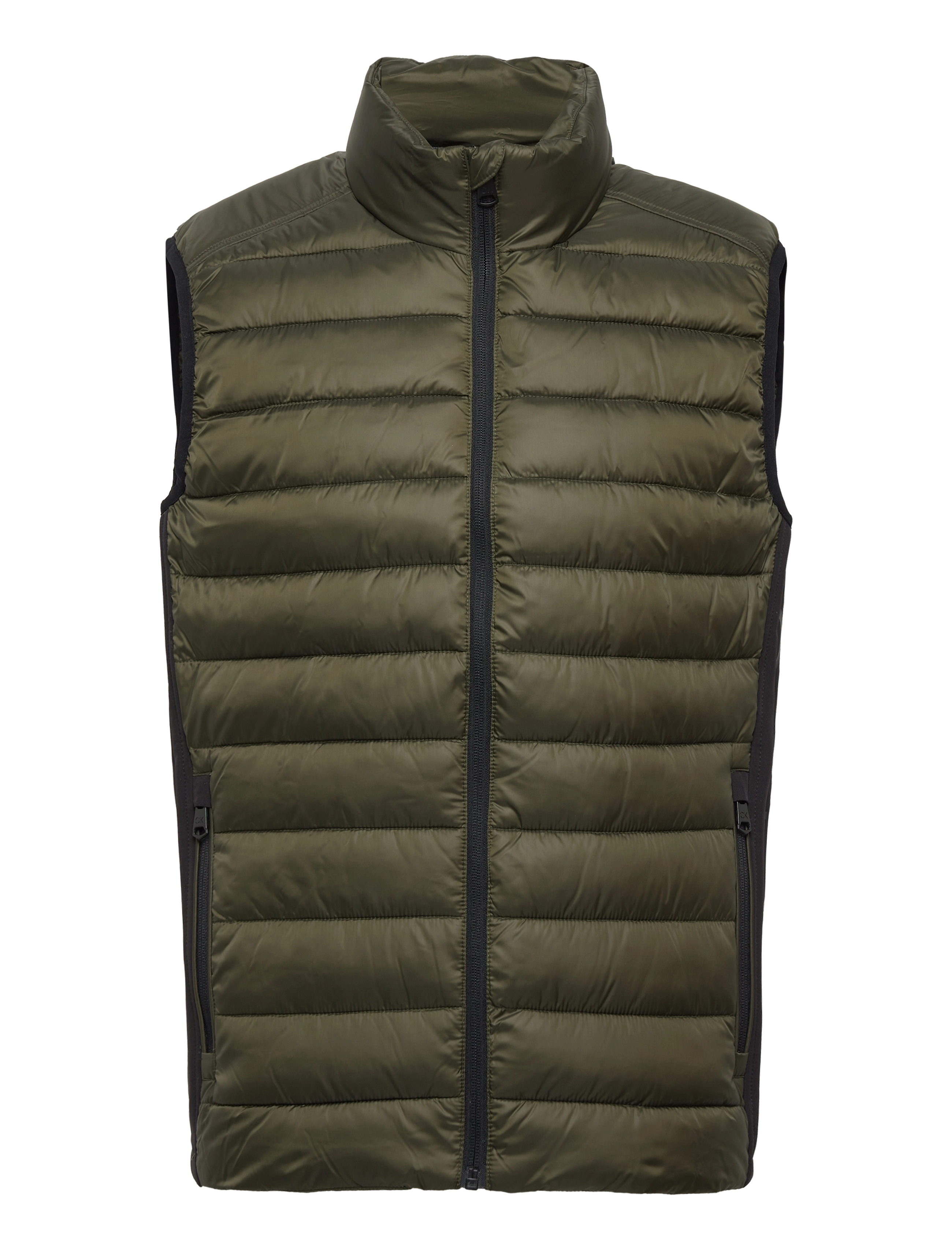 Calvin Klein - RECYCLED SIDE LOGO VEST - dark olive - 0