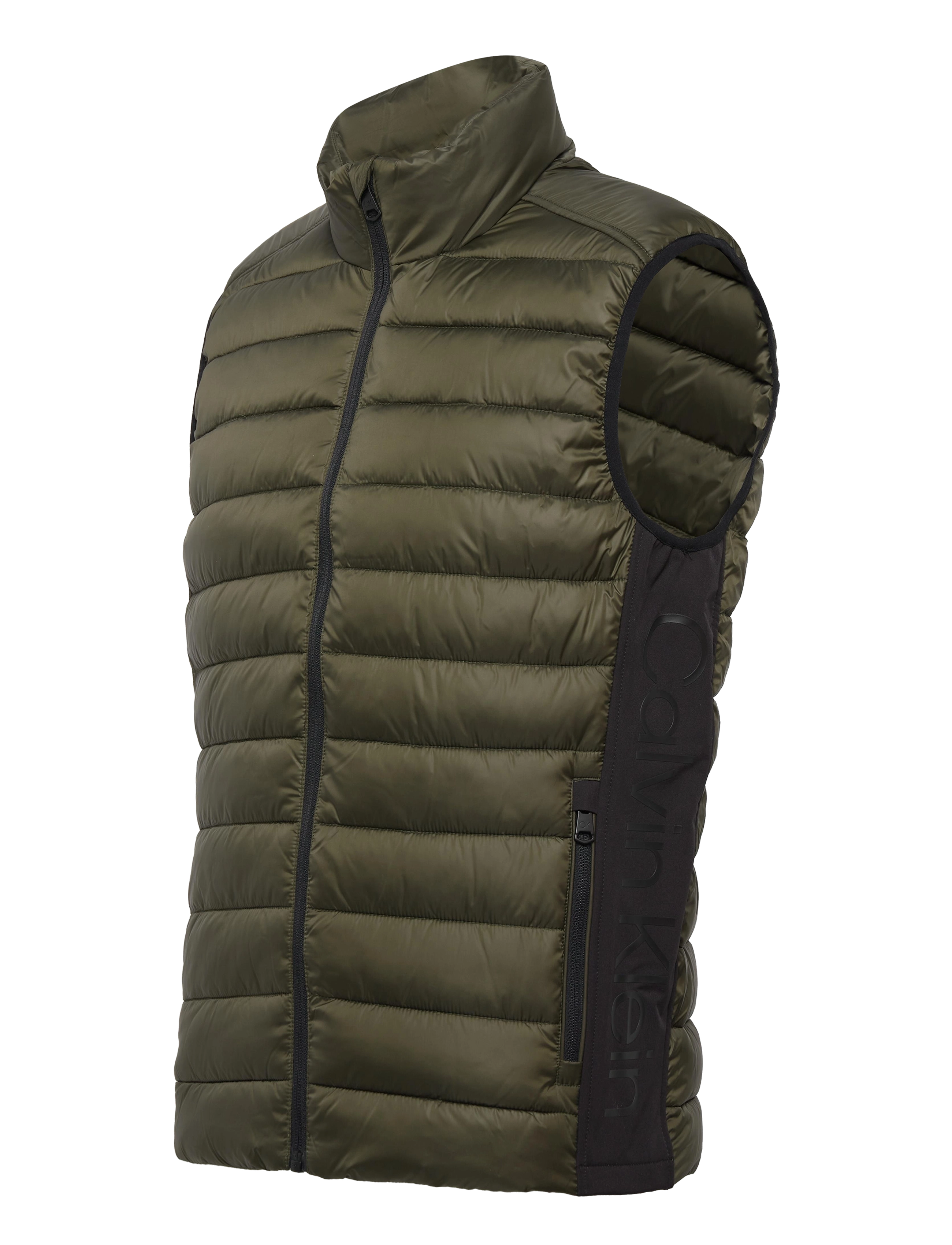 Calvin Klein - RECYCLED SIDE LOGO VEST - dark olive - 2