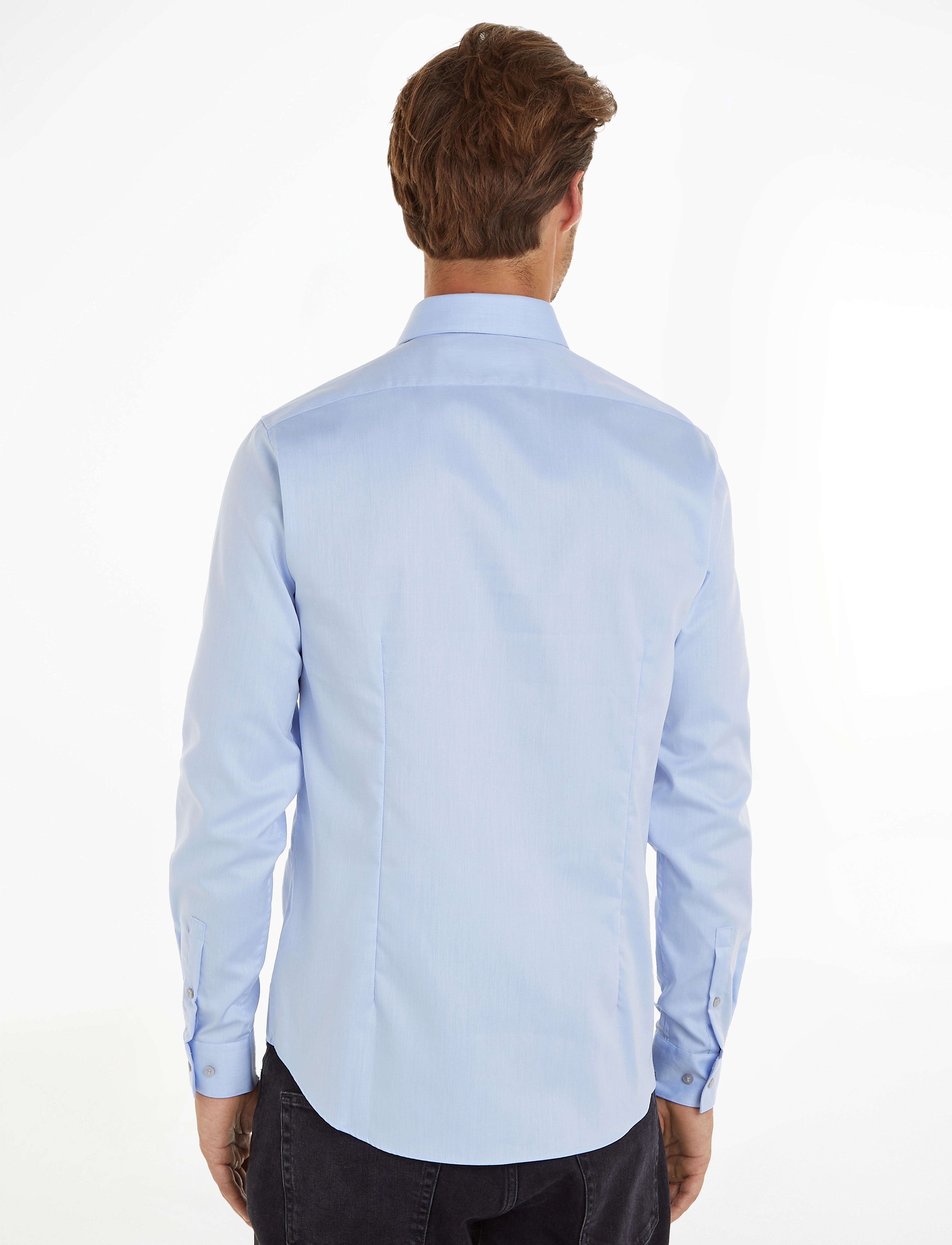 Calvin Klein - TWILL EASY CARE SLIM SHIRT - formele overhemden - light blue - 3