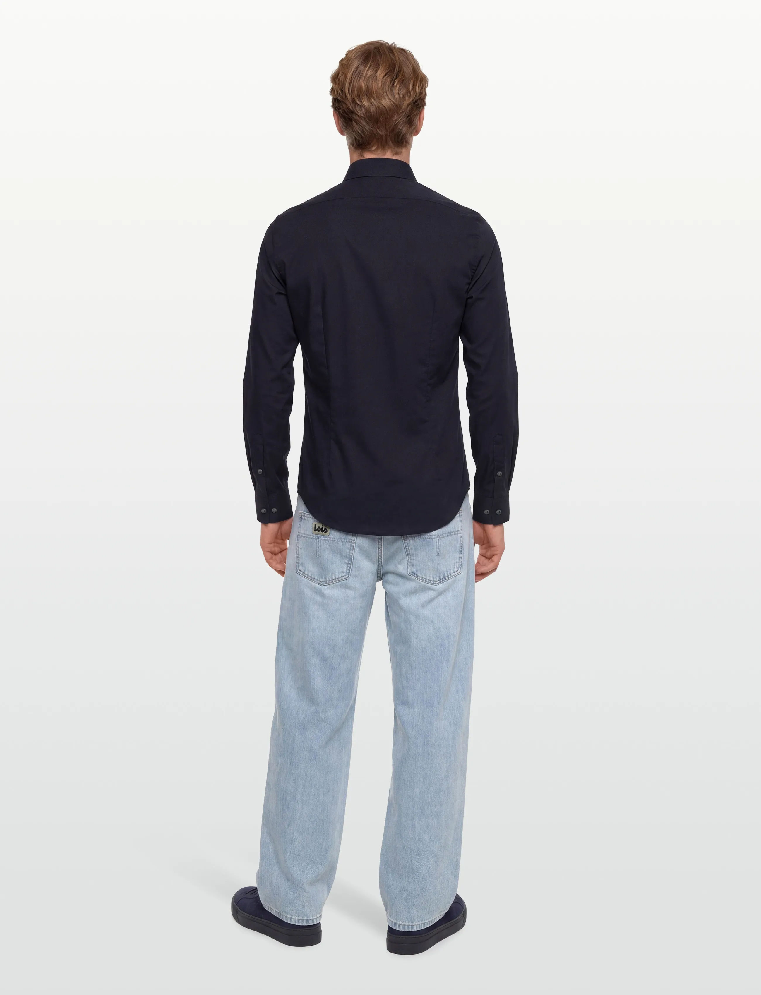 Calvin Klein - TWILL EASY CARE SLIM SHIRT - business shirts - night sky - 4