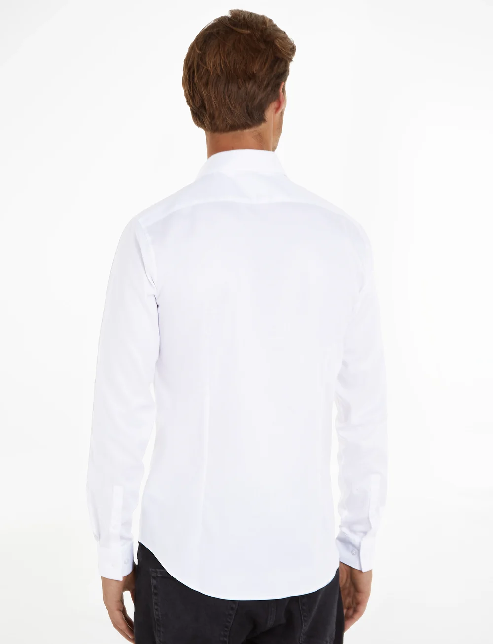 Calvin Klein - TWILL EASY CARE SLIM SHIRT - formelle skjorter - white - 2