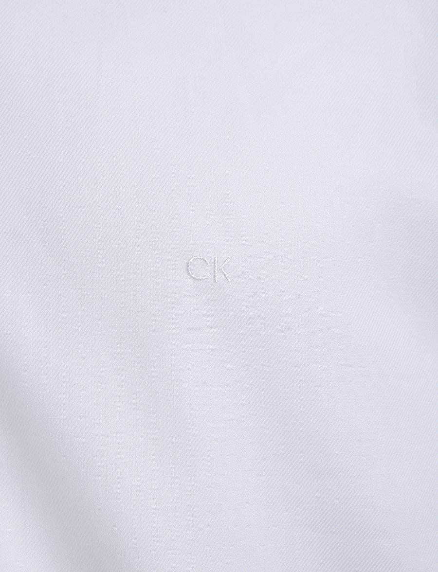 Calvin Klein - TWILL EASY CARE SLIM SHIRT - formal shirts - white - 3