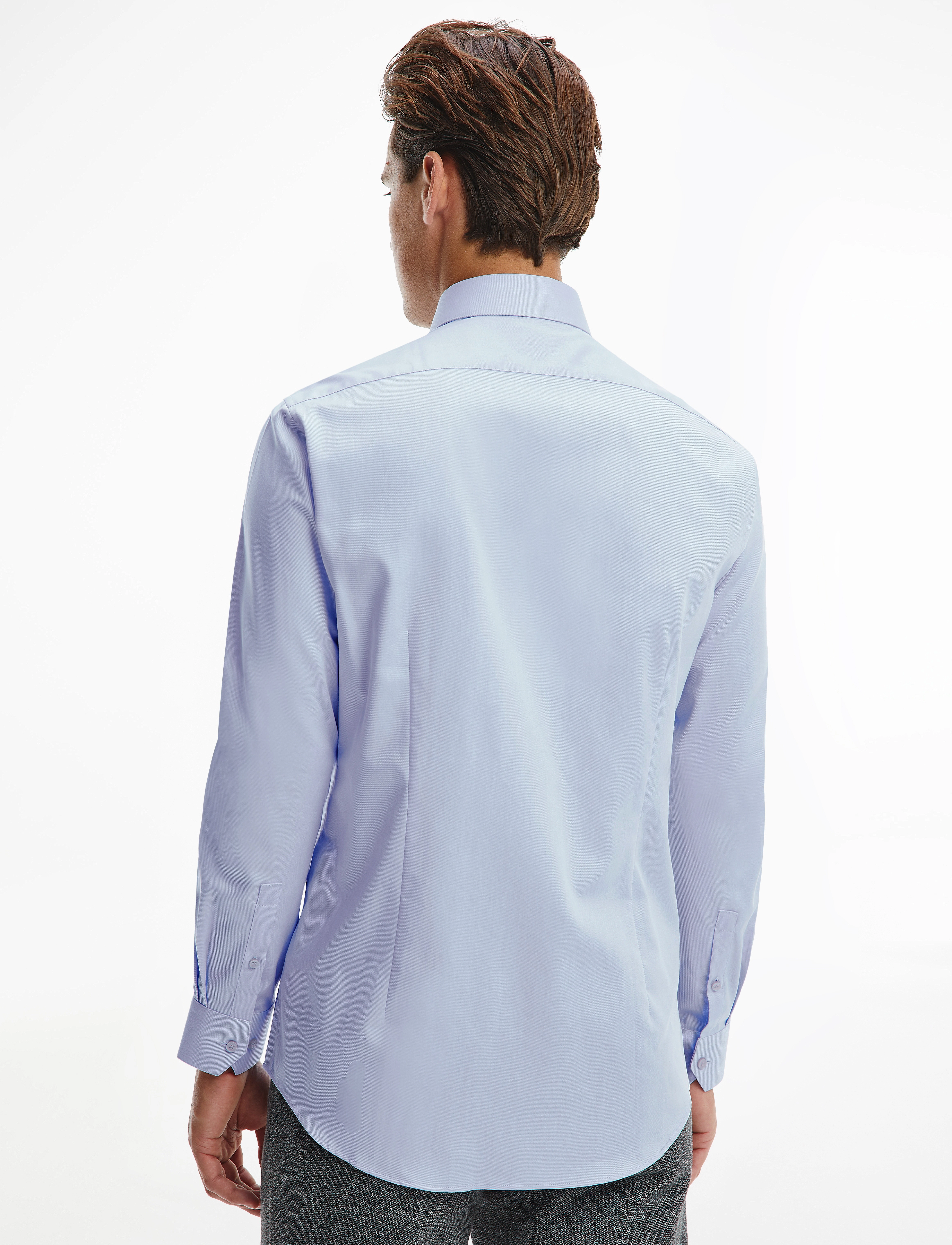 Calvin Klein - TWILL EASY CARE FITTED SHIRT - light blue - 2