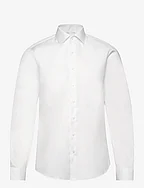 TWILL EASY CARE FITTED SHIRT - WHITE
