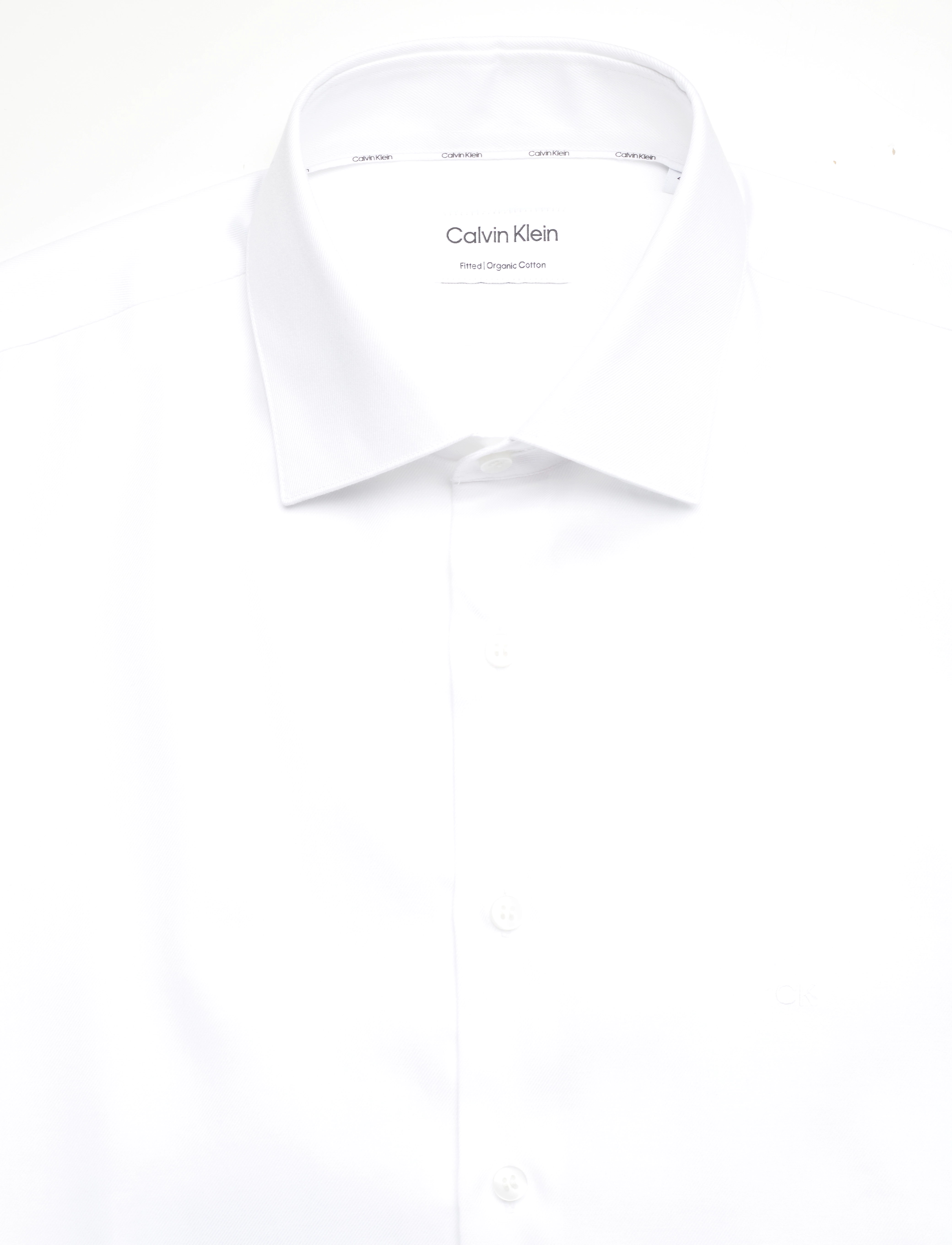 Calvin Klein - TWILL EASY CARE FITTED SHIRT - white - 2