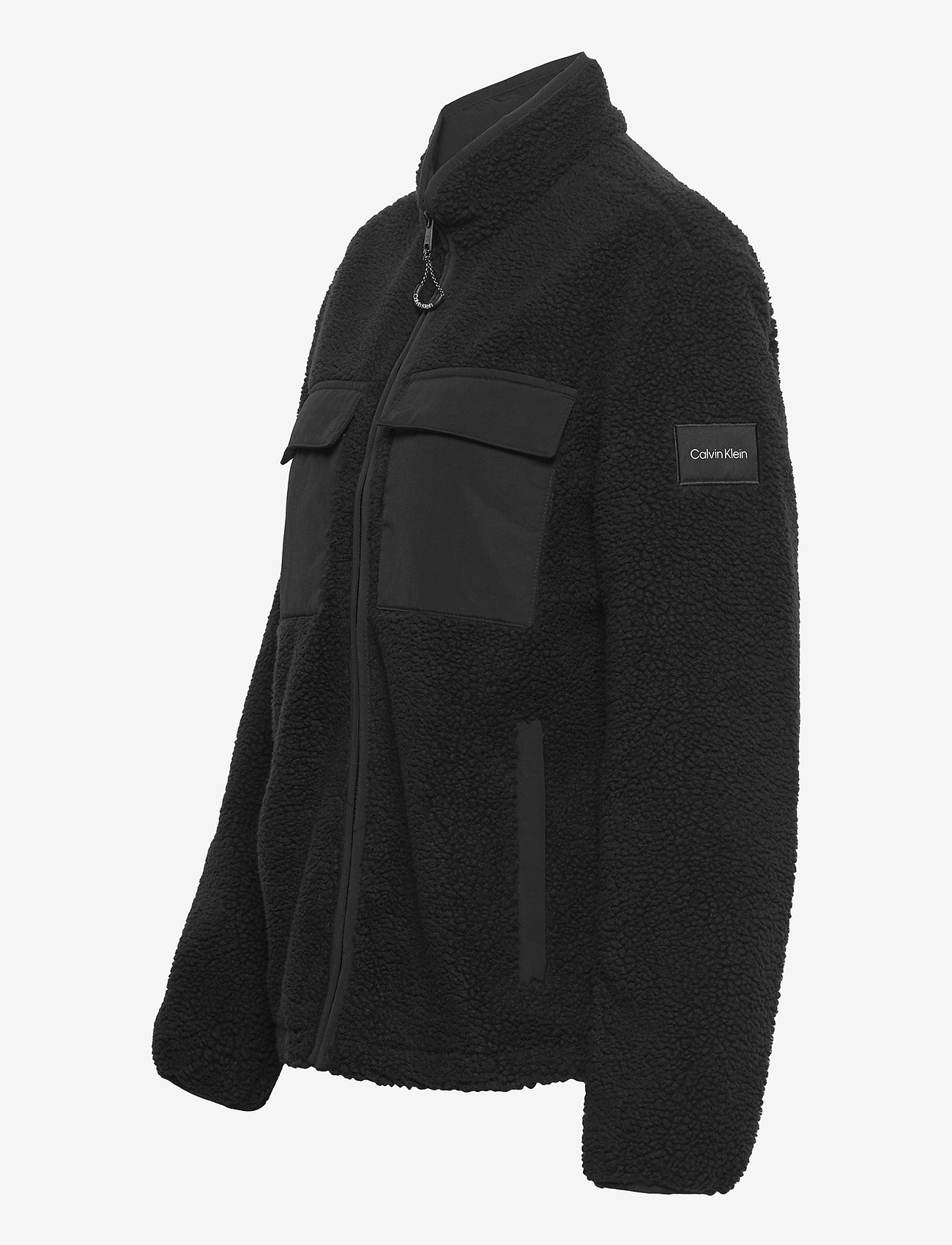 Calvin Klein - MIX MEDIA FLEECE JACKET - ck black - 2