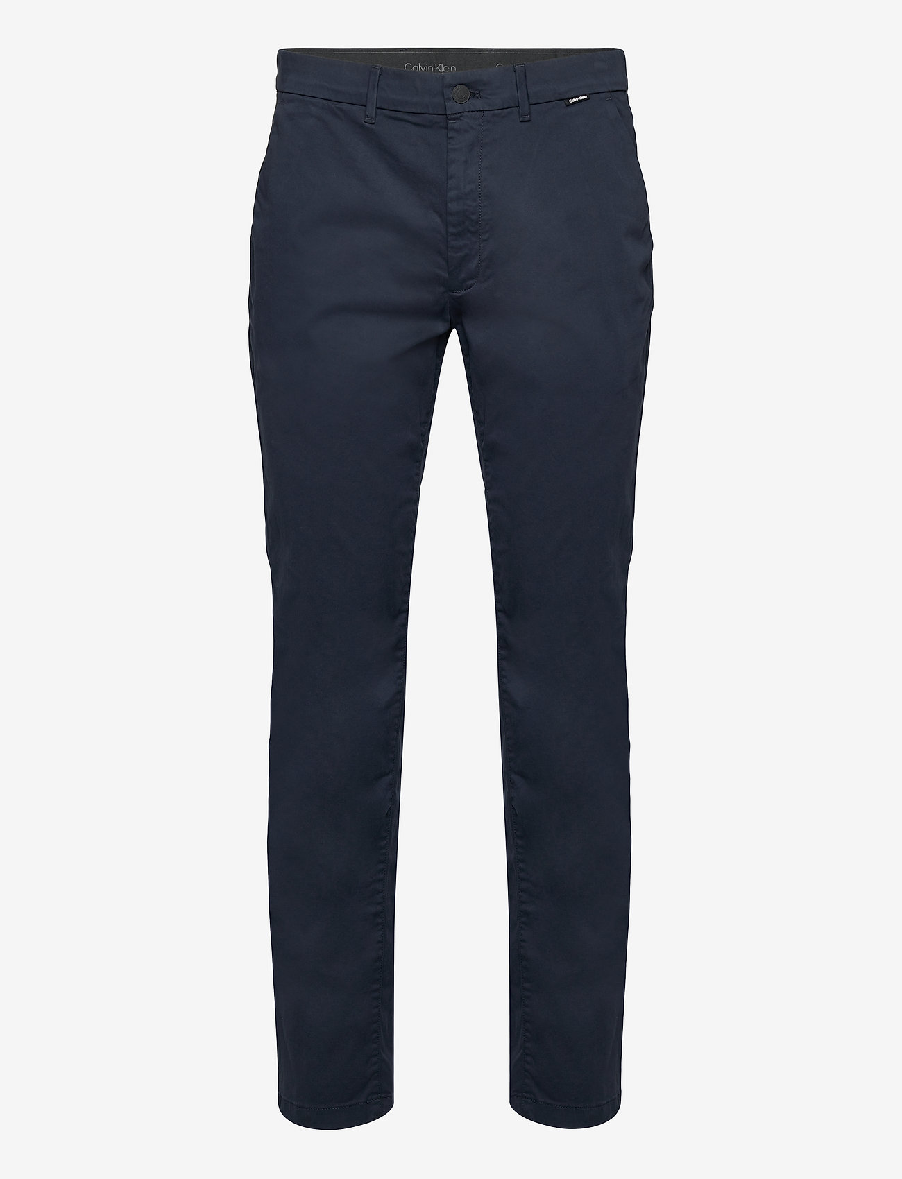 Calvin Klein - SATEEN SLIM CHINO - calvin navy - 0