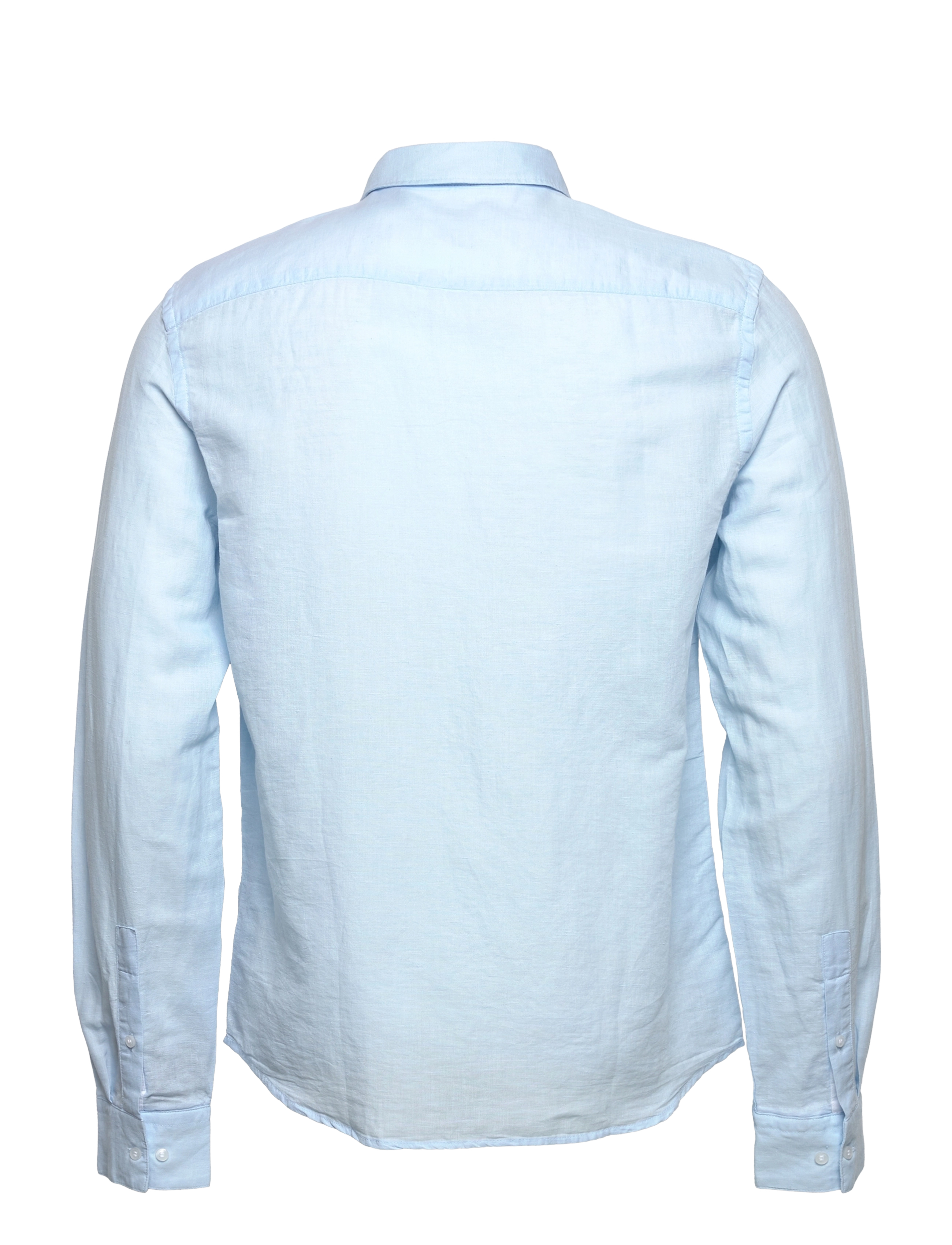 Calvin Klein - LINEN COTTON REGULAR SHIRT - light blue - 1