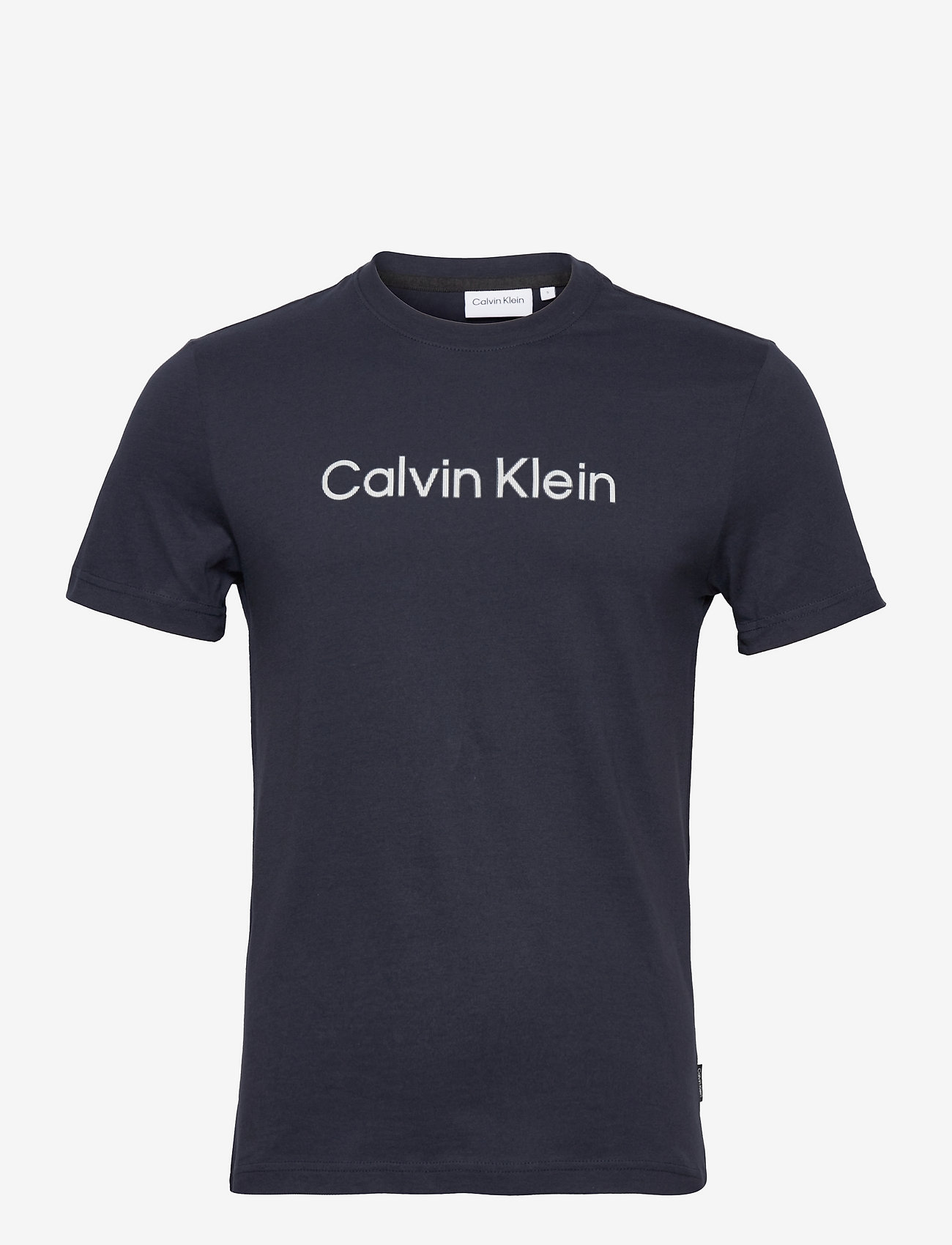 Calvin Klein - RAISED STRIPED LOGO T-SHIRT - calvin navy - 0