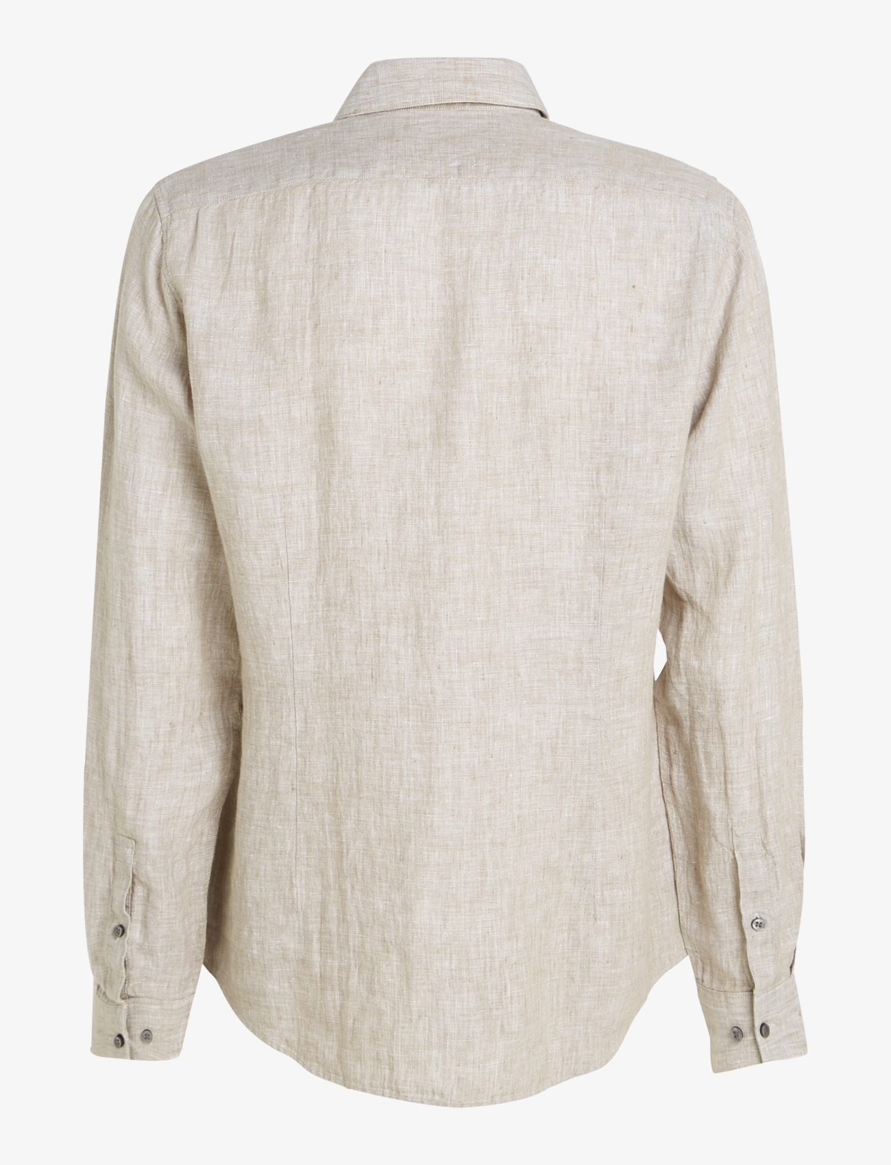 Calvin Klein - LINEN SOLID SLIM SHIRT - leinenhemden - delta green - 4