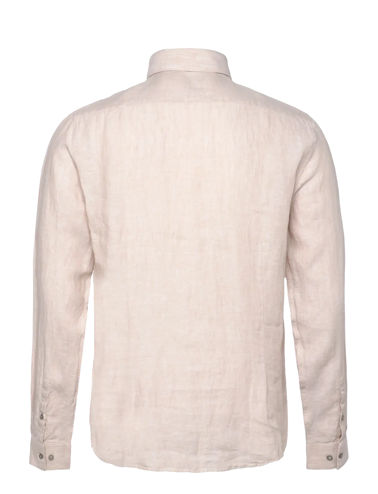 Calvin Klein - LINEN SOLID SLIM SHIRT - linnen overhemden - stony beige - 1