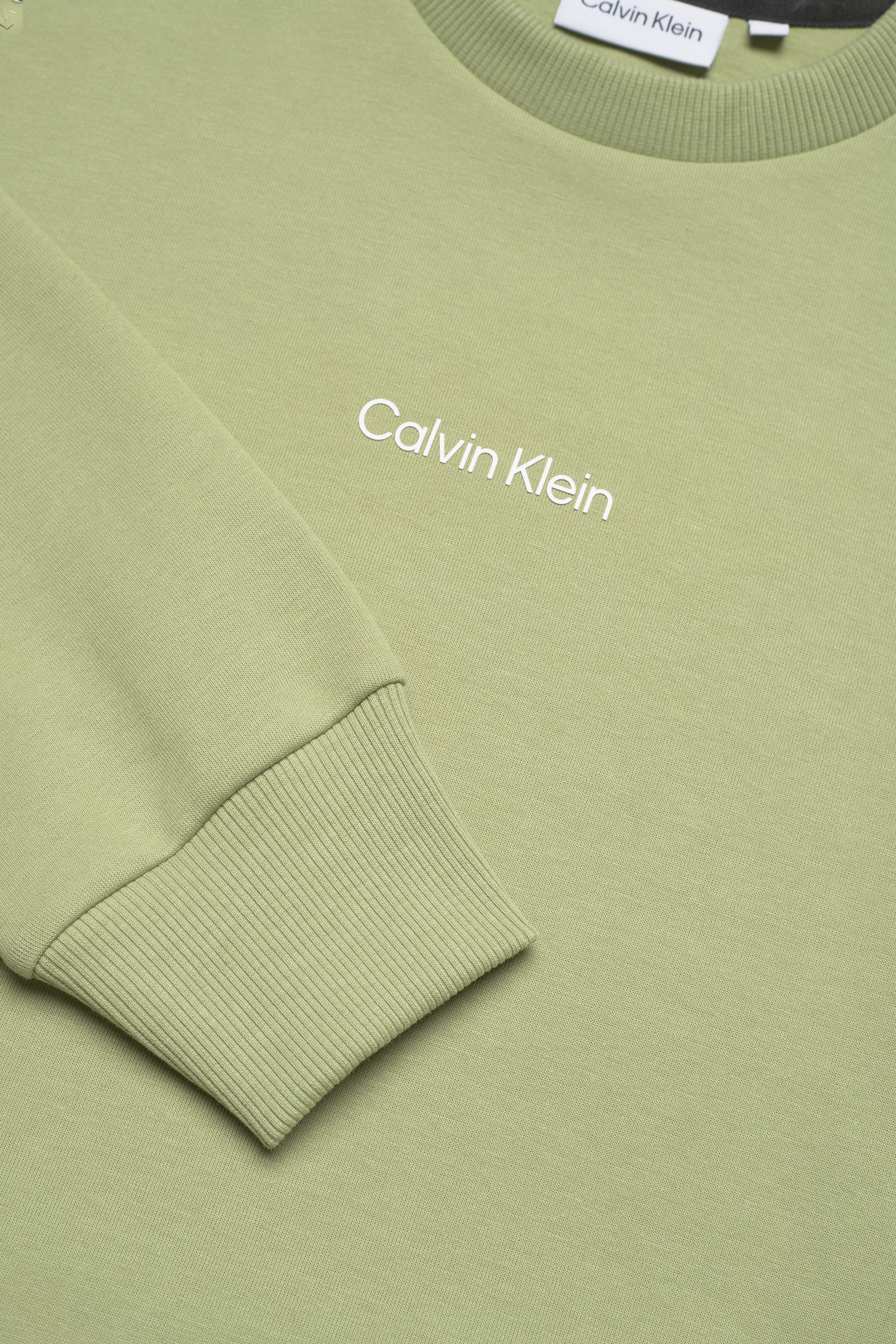 Calvin Klein - INTERLOCK MICRO LOGO SWEATSHIRT - sage - 2