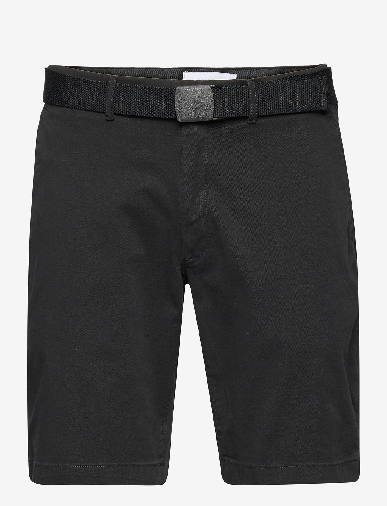Calvin Klein - GARMENT DYE BELTED SHORTS - ck black - 0