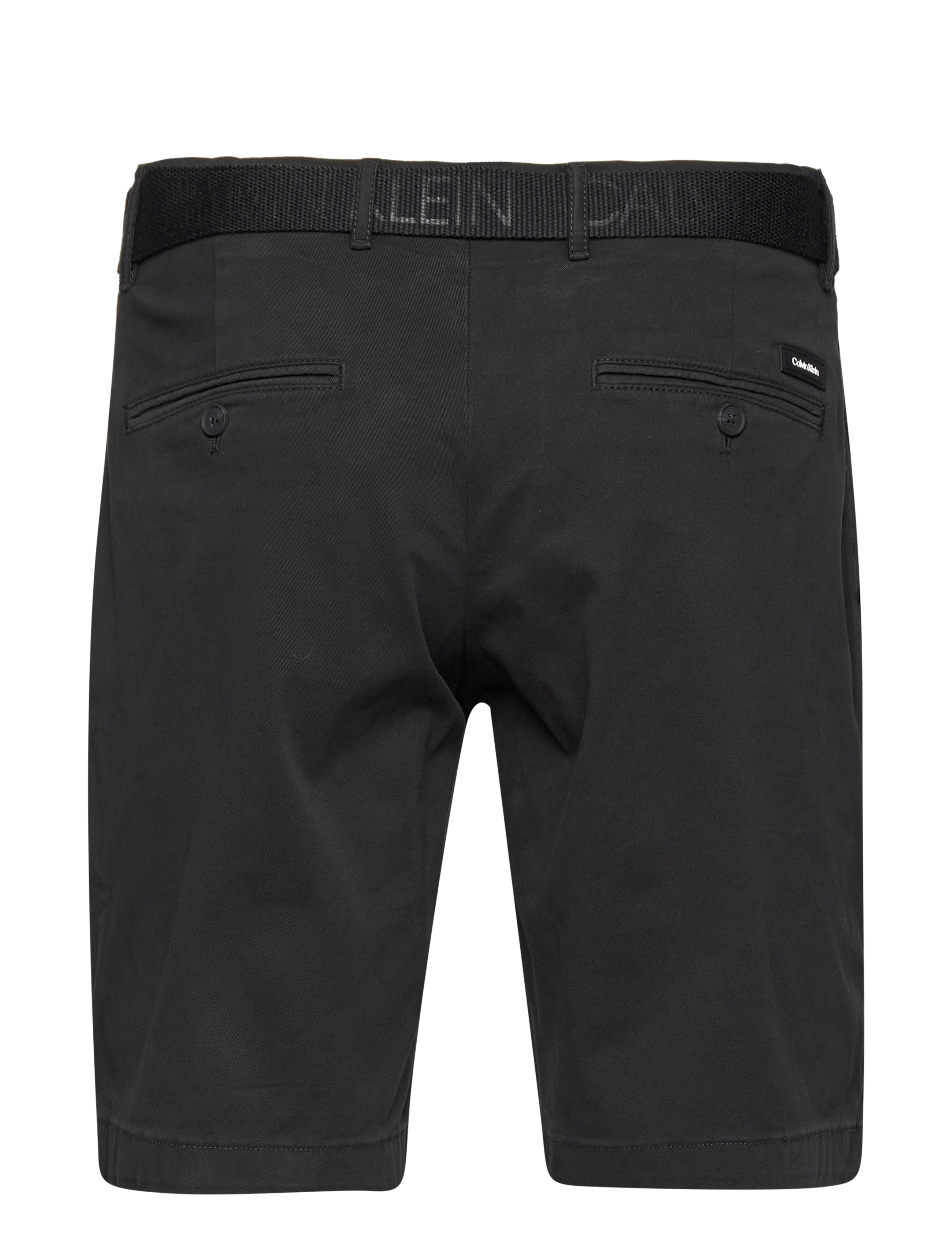 Calvin Klein - GARMENT DYE BELTED SHORTS - ck black - 1