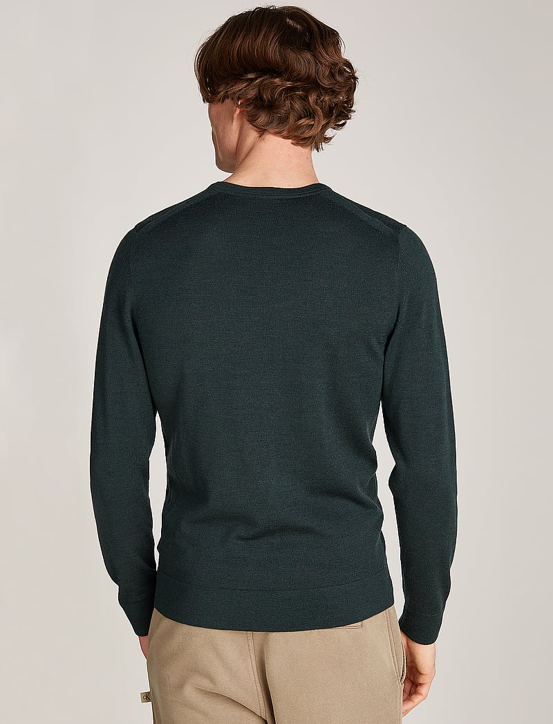 Calvin Klein - SUPERIOR WOOL CREW NECK SWEATER - rundhalsad - midnight forest heather - 2