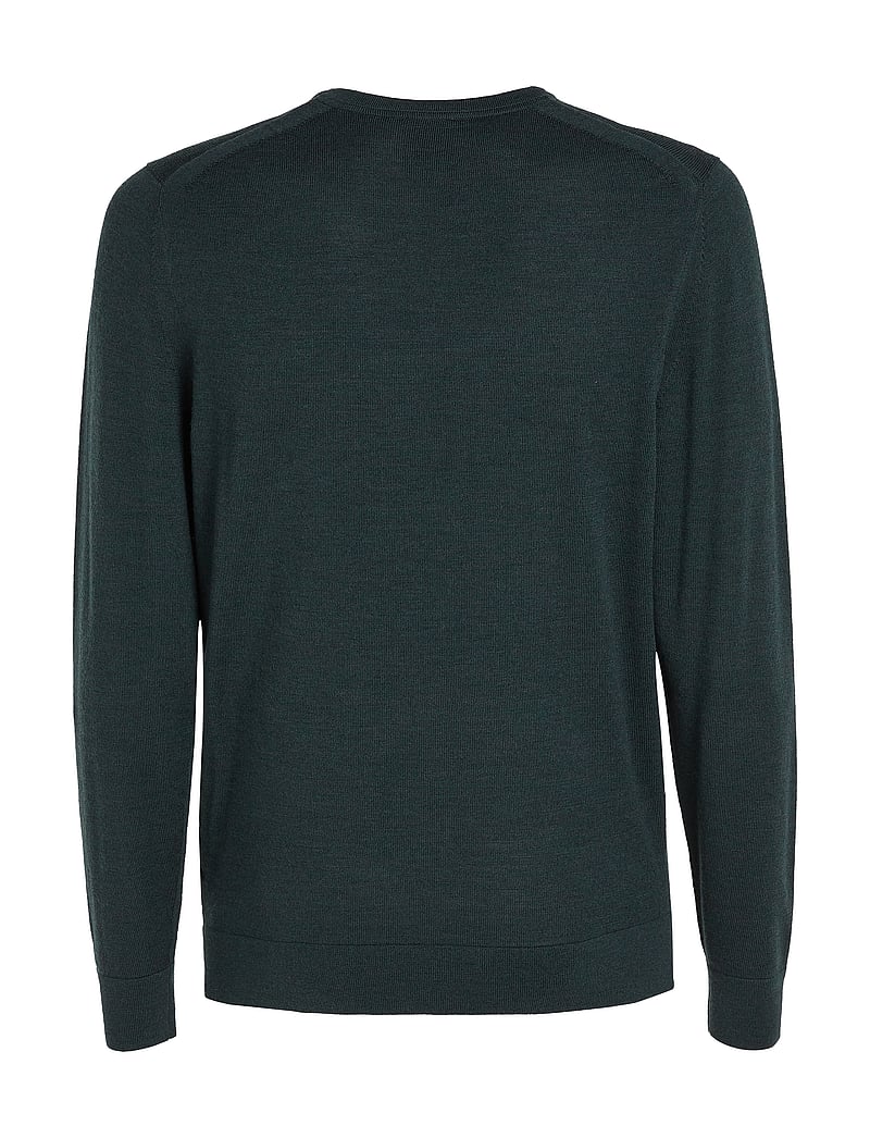Calvin Klein - SUPERIOR WOOL CREW NECK SWEATER - rundhalsad - midnight forest heather - 5