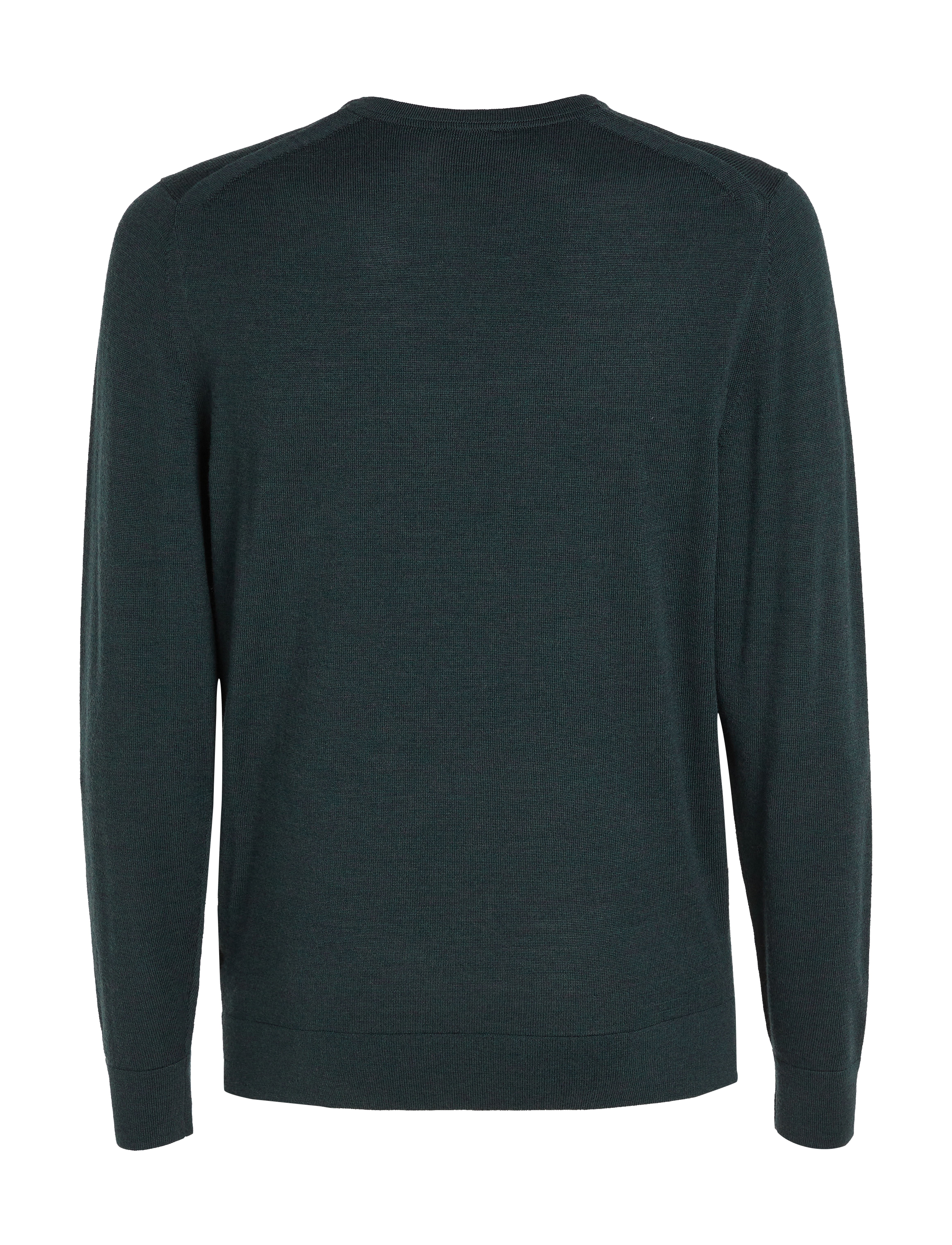 Calvin Klein - SUPERIOR WOOL CREW NECK SWEATER - midnight forest heather - 4