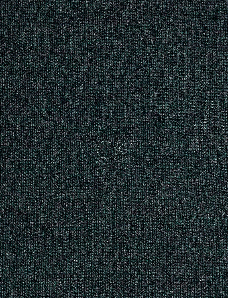 Calvin Klein - SUPERIOR WOOL CREW NECK SWEATER - rundhalsad - midnight forest heather - 4
