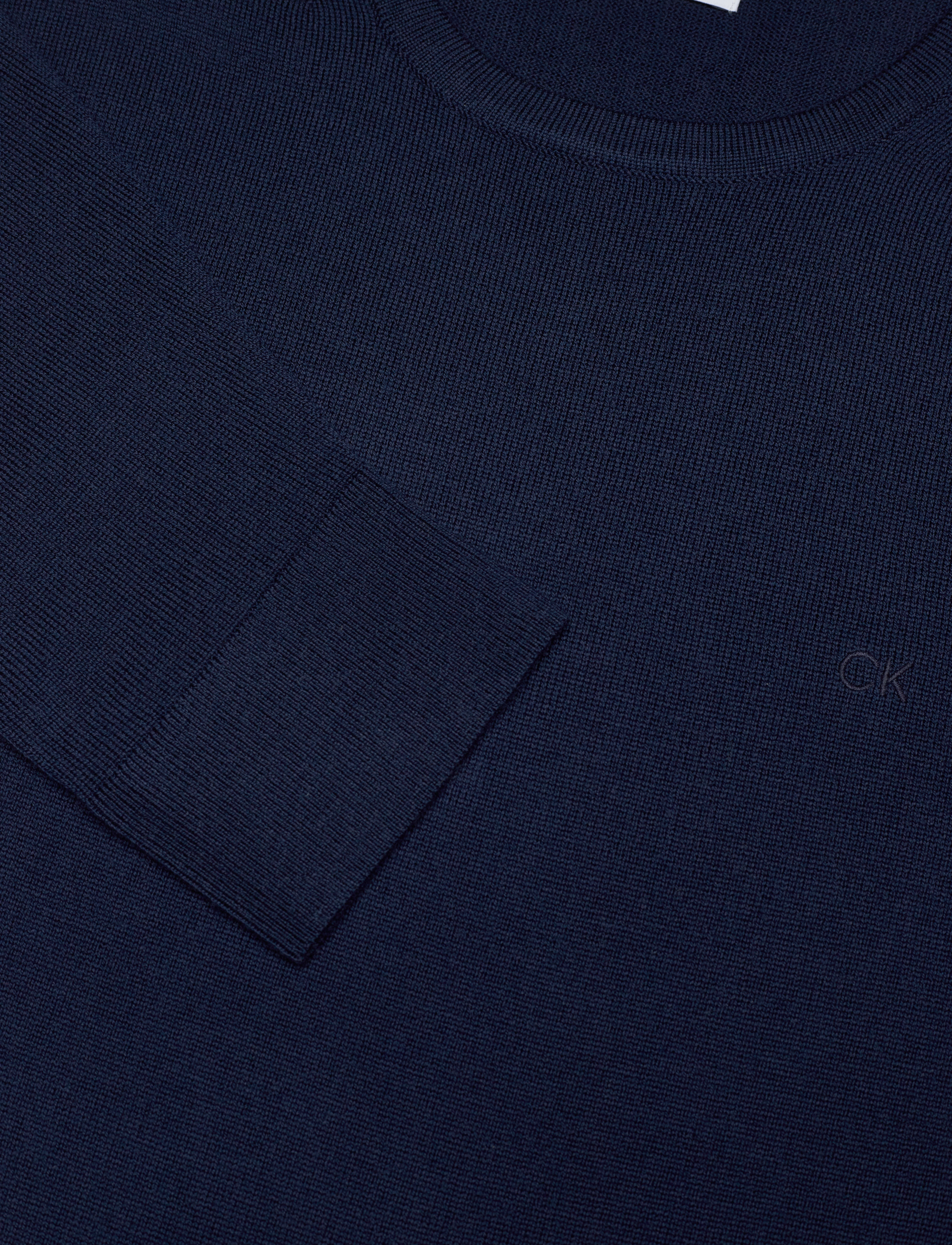 Calvin Klein - SUPERIOR WOOL CREW NECK SWEATER - calvin navy - 2