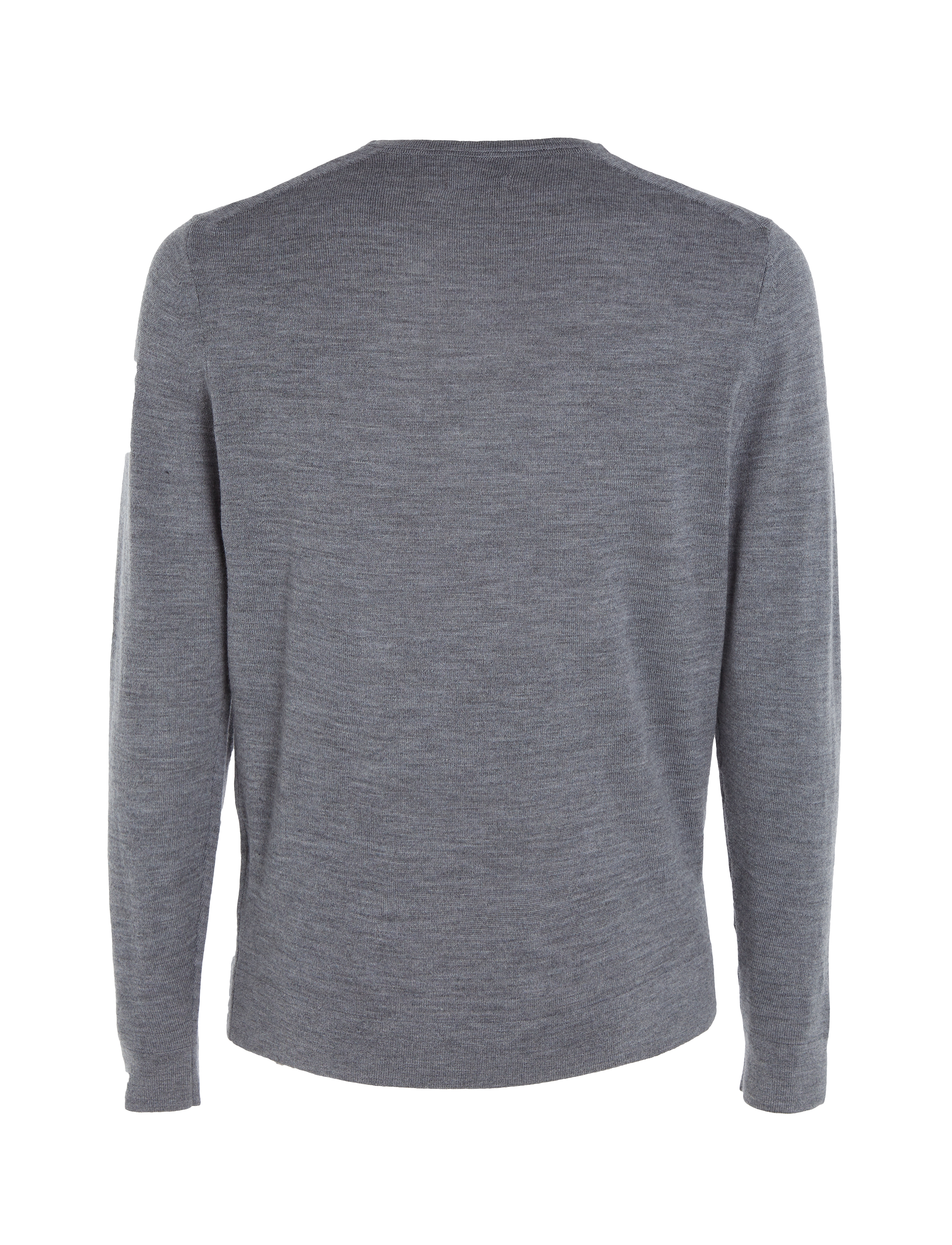 Calvin Klein - SUPERIOR WOOL CREW NECK SWEATER - mid grey heather - 5