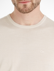Calvin Klein - SUPERIOR WOOL CREW NECK SWEATER - trøjer - stony beige - 3