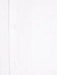 Calvin Klein - LINEN COTTON CUBAN S/S SHIRT - hørskjorter - bright white - 5