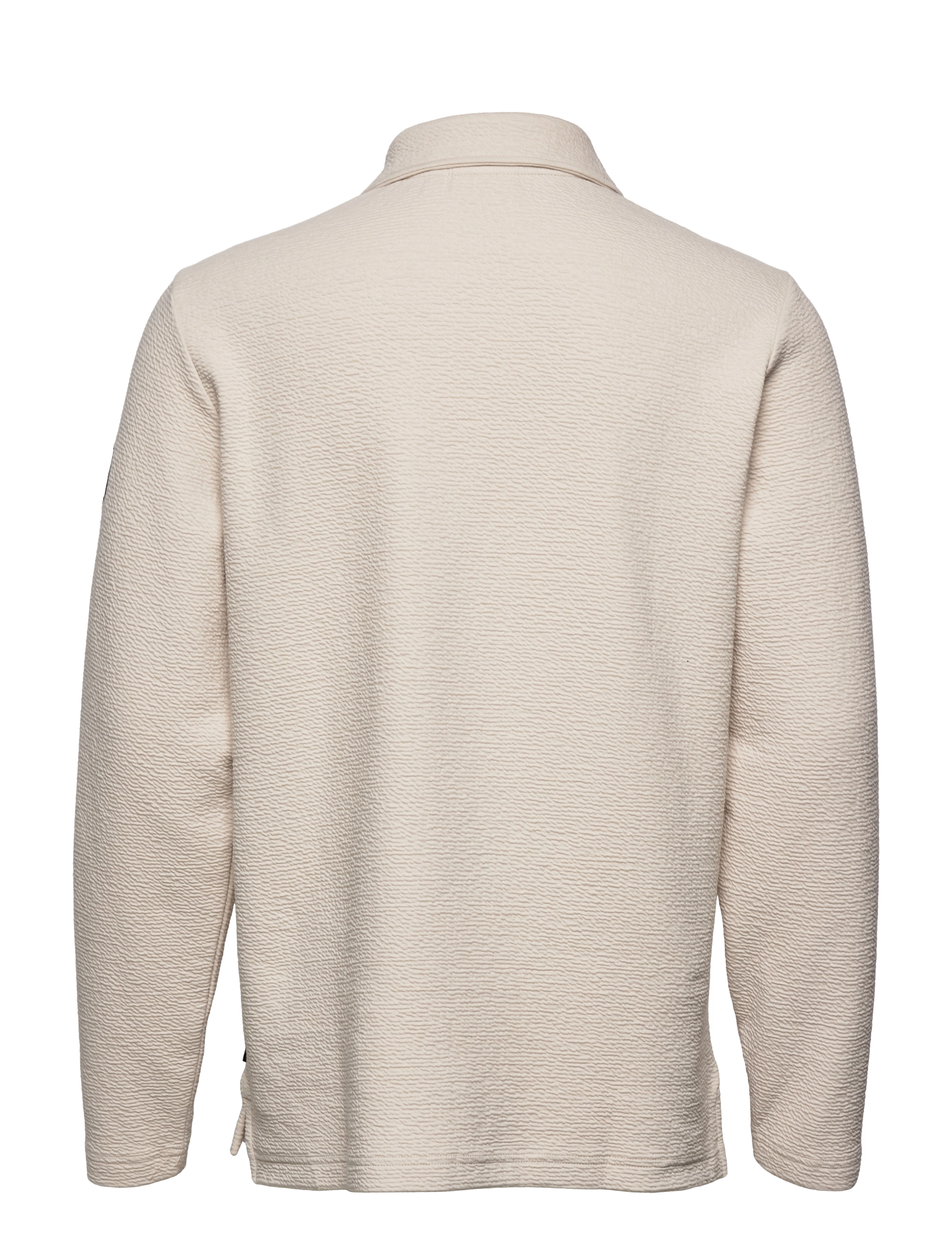 Calvin Klein - SOFT STRUCTURED QUARTER ZIP - stony beige - 1