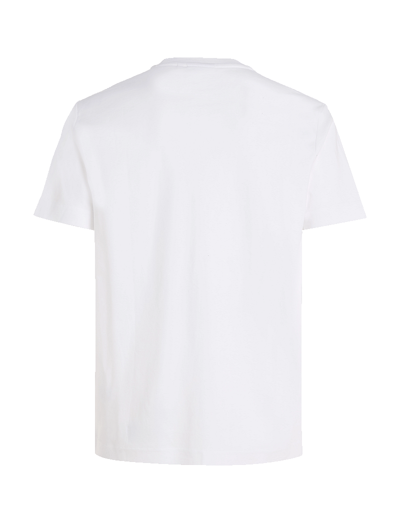 Calvin Klein - MICRO LOGO INTERLOCK T-SHIRT - kortærmede t-shirts - bright white - 2