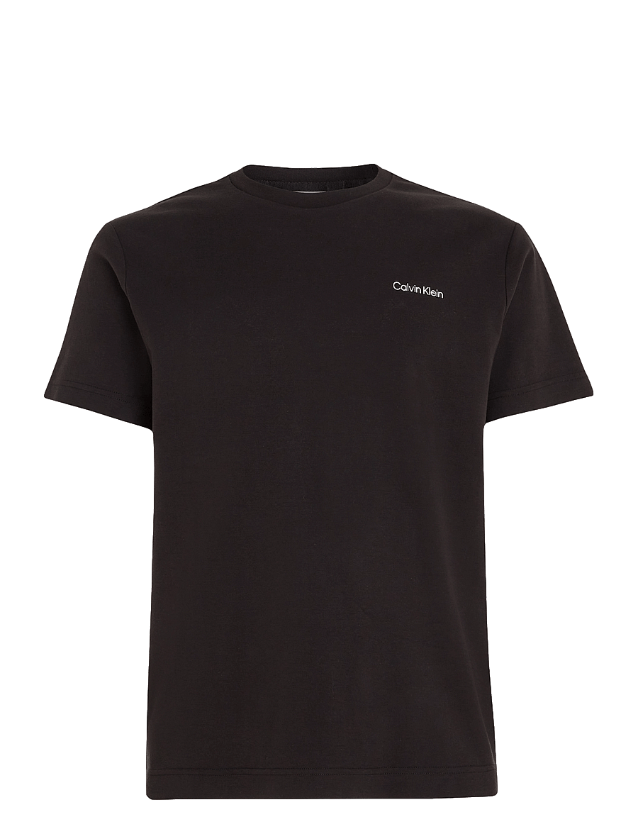 Calvin Klein - MICRO LOGO INTERLOCK T-SHIRT - lühikeste varrukatega t-särgid - ck black - 1