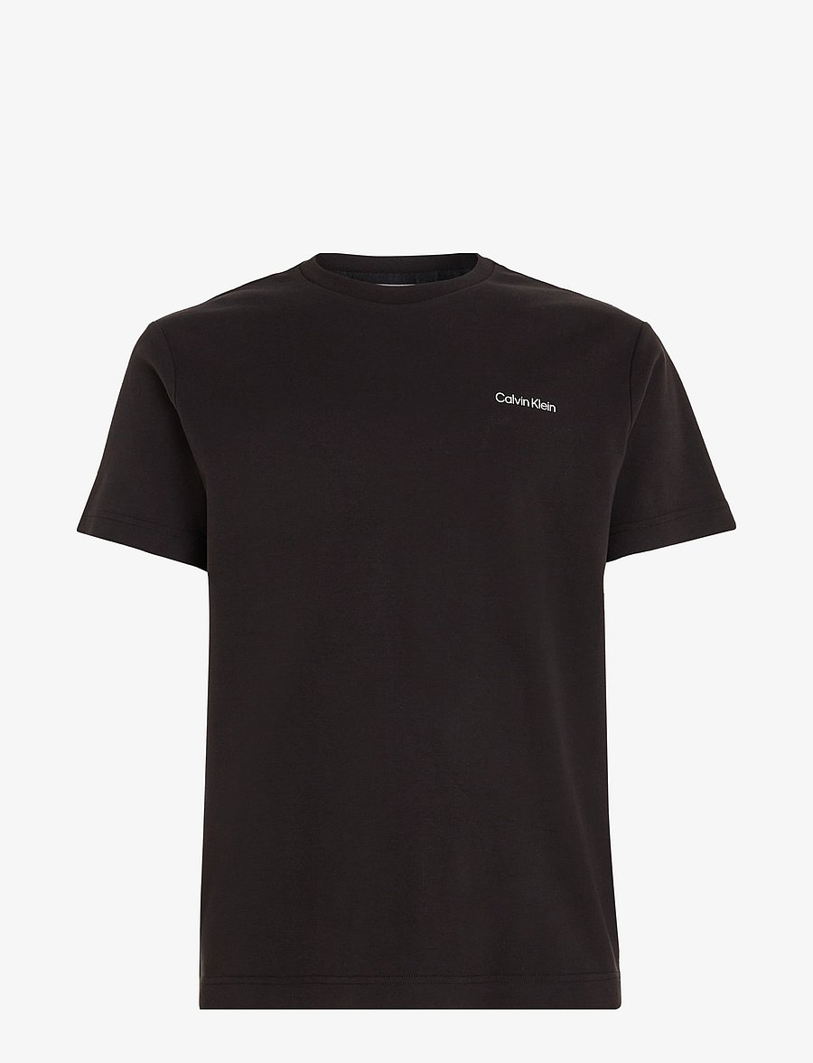 Calvin Klein - MICRO LOGO INTERLOCK T-SHIRT - lühikeste varrukatega t-särgid - ck black - 2