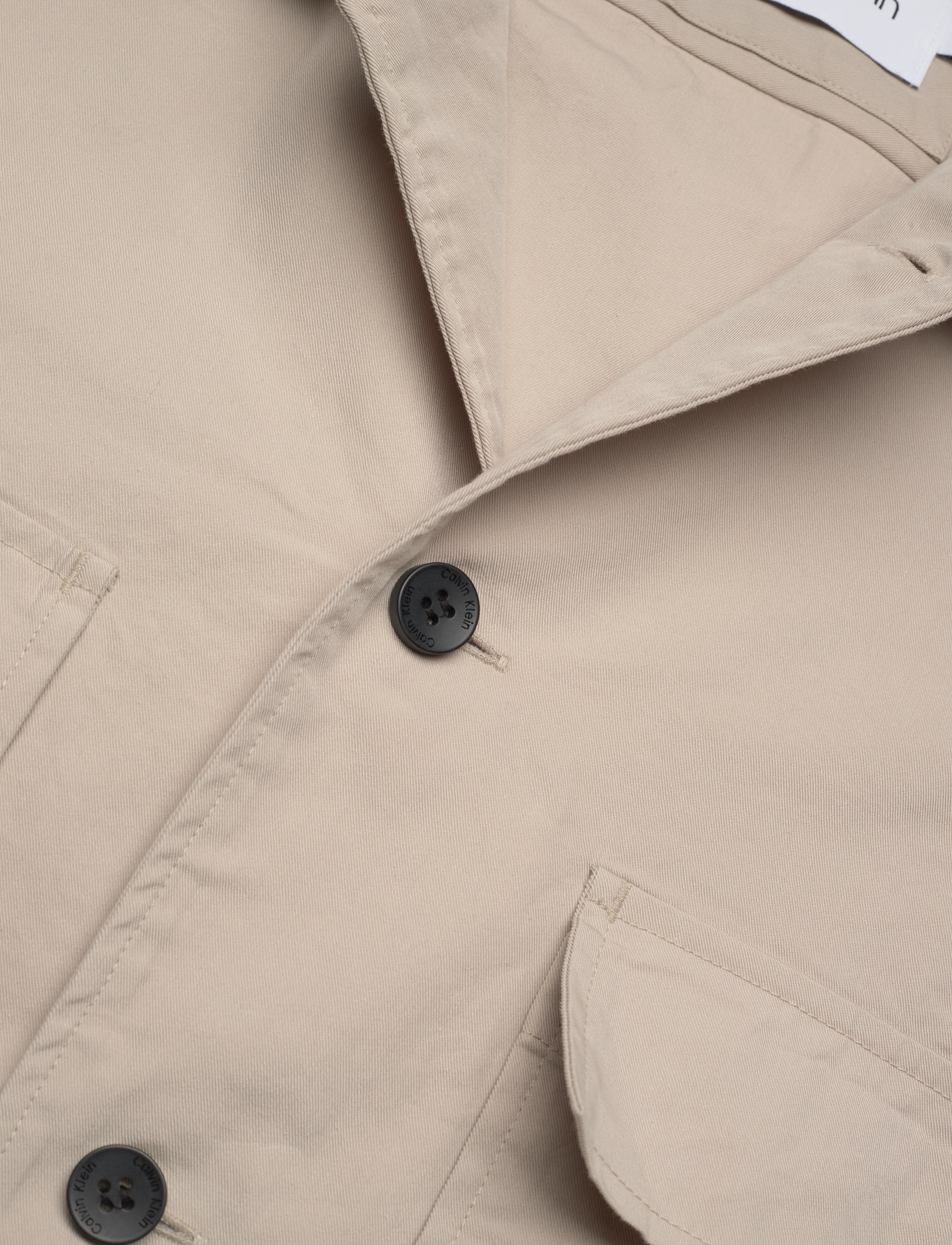 Calvin Klein - COTTON NYLON OVERSHIRT - stony beige - 5