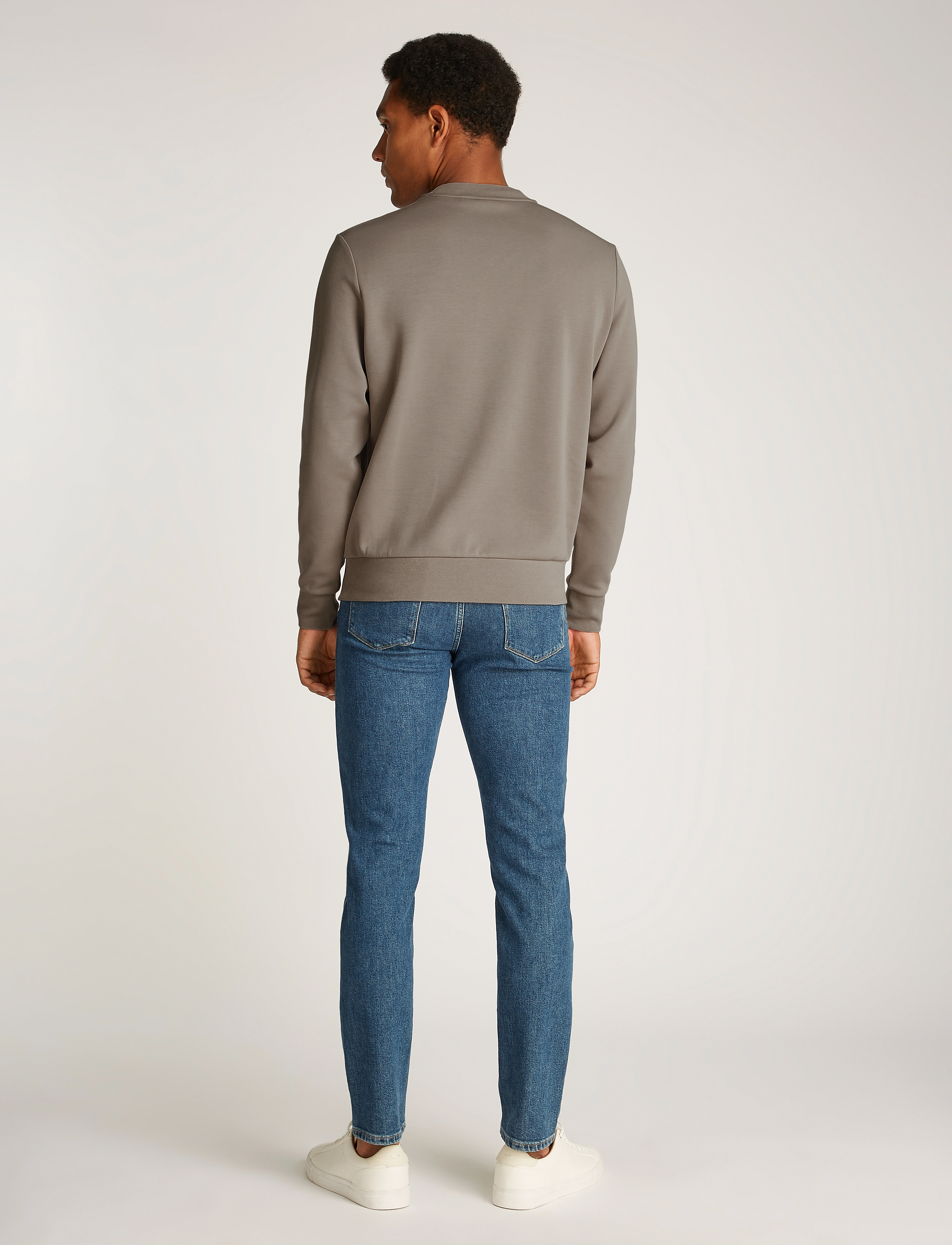 Calvin Klein - MICRO LOGO REPREVE SWEATSHIRT - sweatshirts - cinder - 3