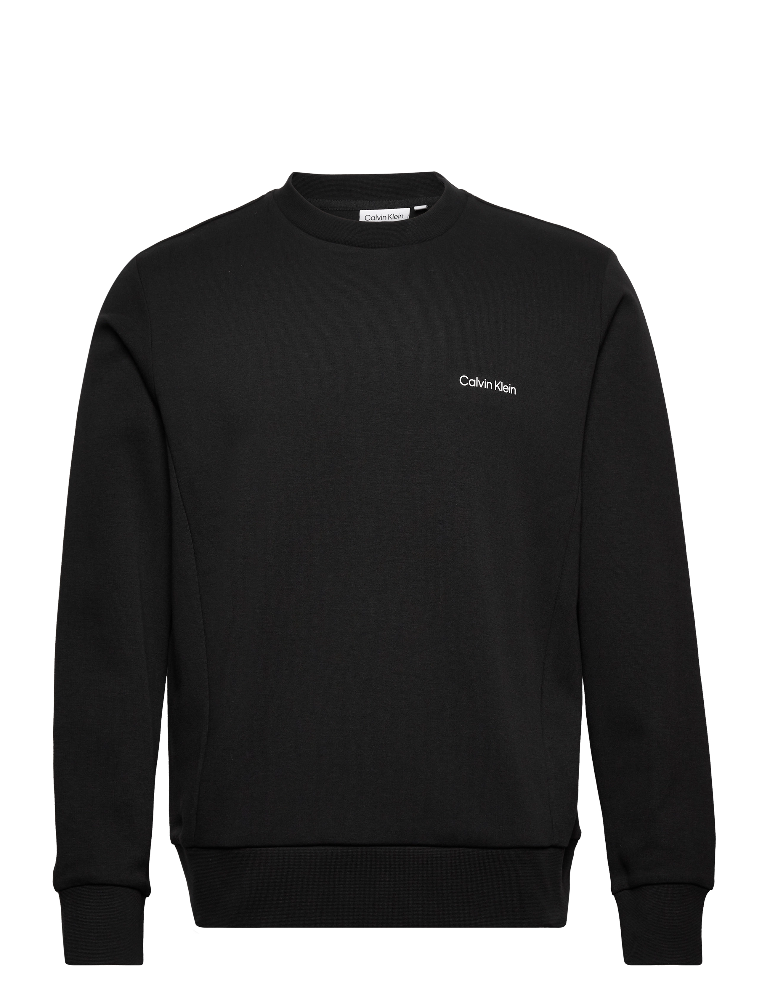 Calvin Klein MICRO LOGO REPREVE SWEATSHIRT - Sweatshirts & huvtröjor - CK BLACK / black