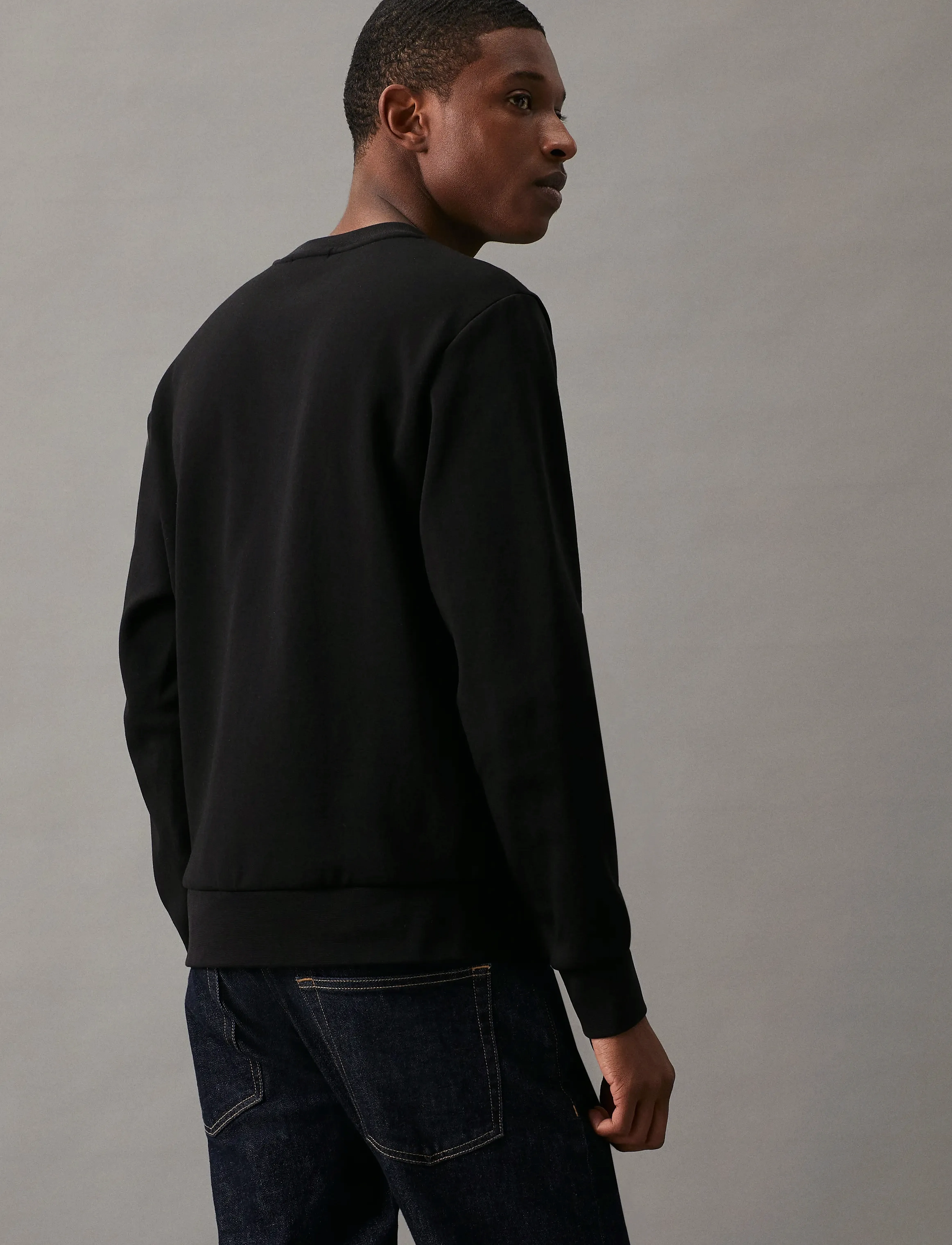 Calvin Klein - MICRO LOGO REPREVE SWEATSHIRT - nach anlass kaufen - ck black - 3