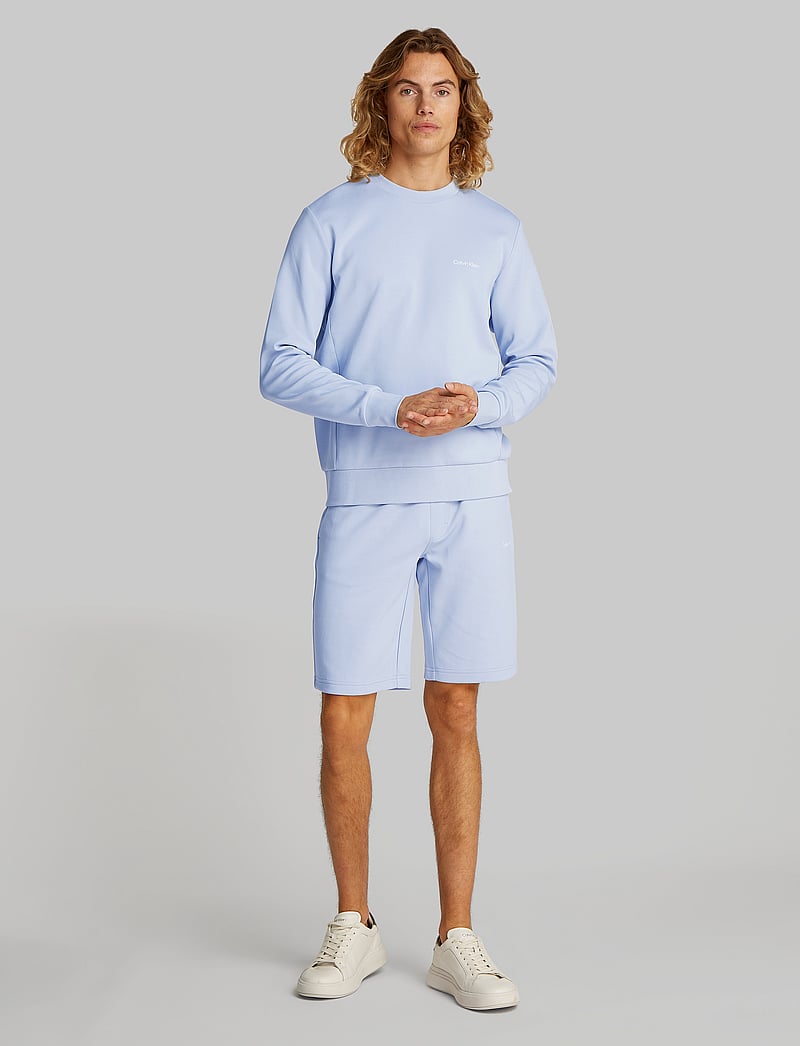 Calvin Klein - MICRO LOGO REPREVE SWEATSHIRT - nach anlass kaufen - zen blue - 0