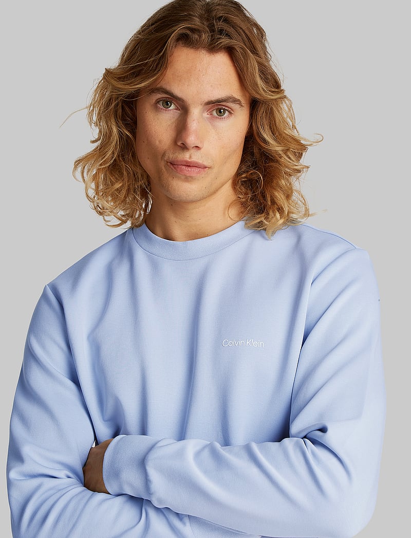 Calvin Klein - MICRO LOGO REPREVE SWEATSHIRT - nach anlass kaufen - zen blue - 4