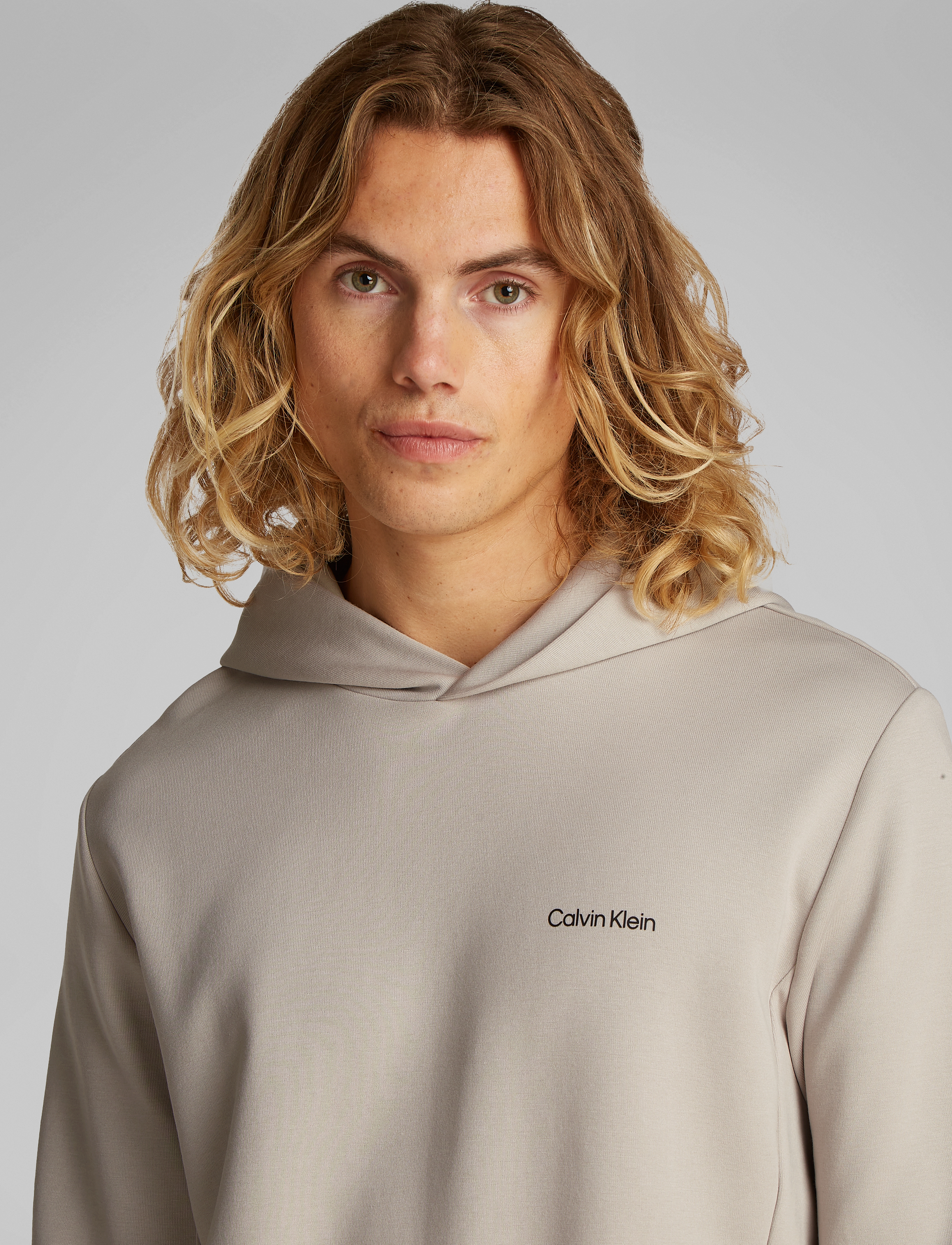 Calvin Klein - MICRO LOGO REPREVE HOODIE - dove - 4