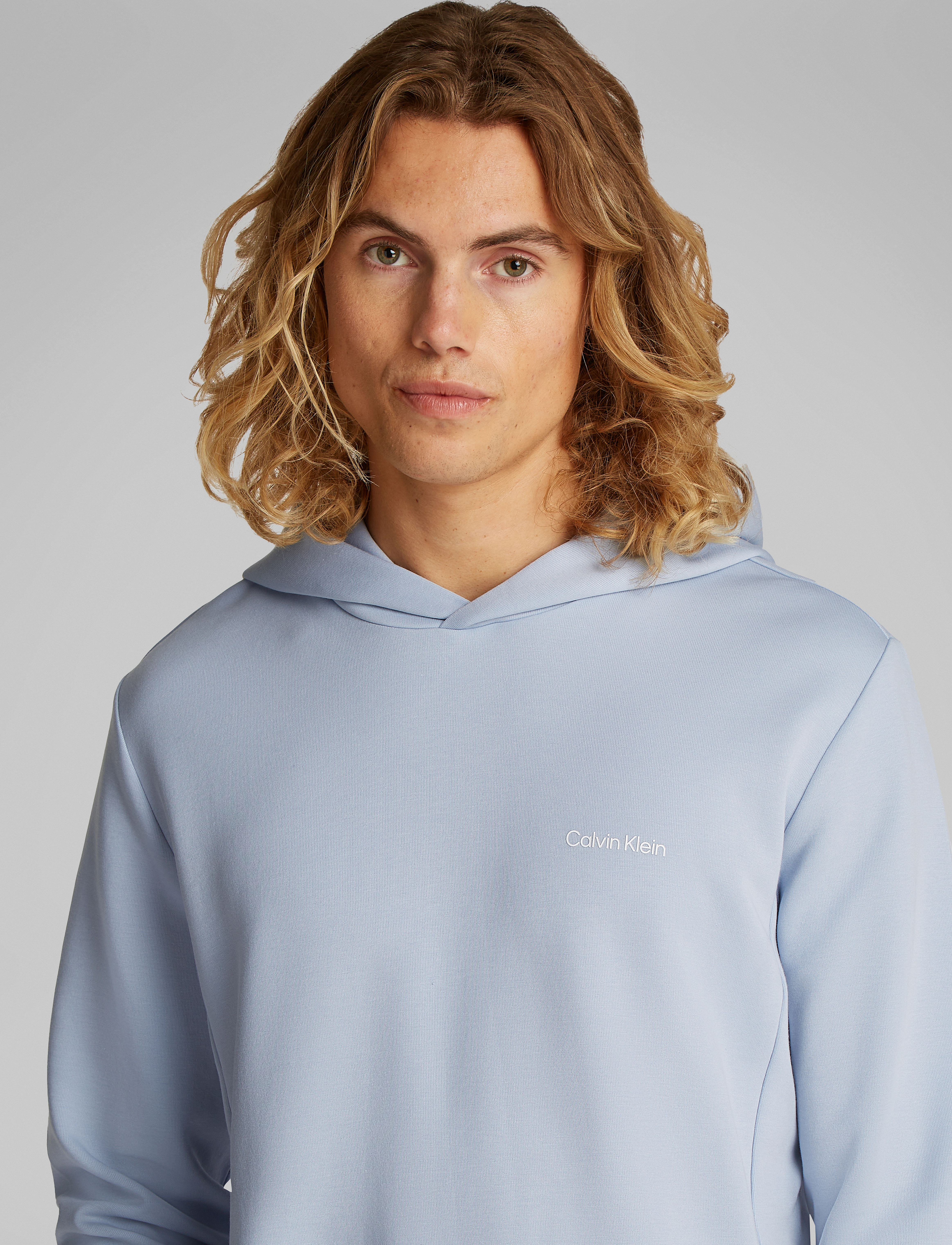 Calvin Klein - MICRO LOGO REPREVE HOODIE - kapuzenpullover - zen blue - 4